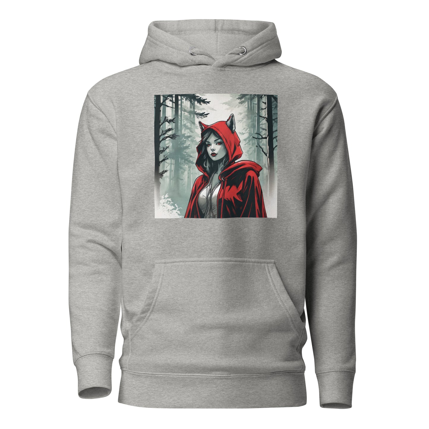 Modern Red Riding Hood Women's Fairy Tale Hoodie Carbon Grey