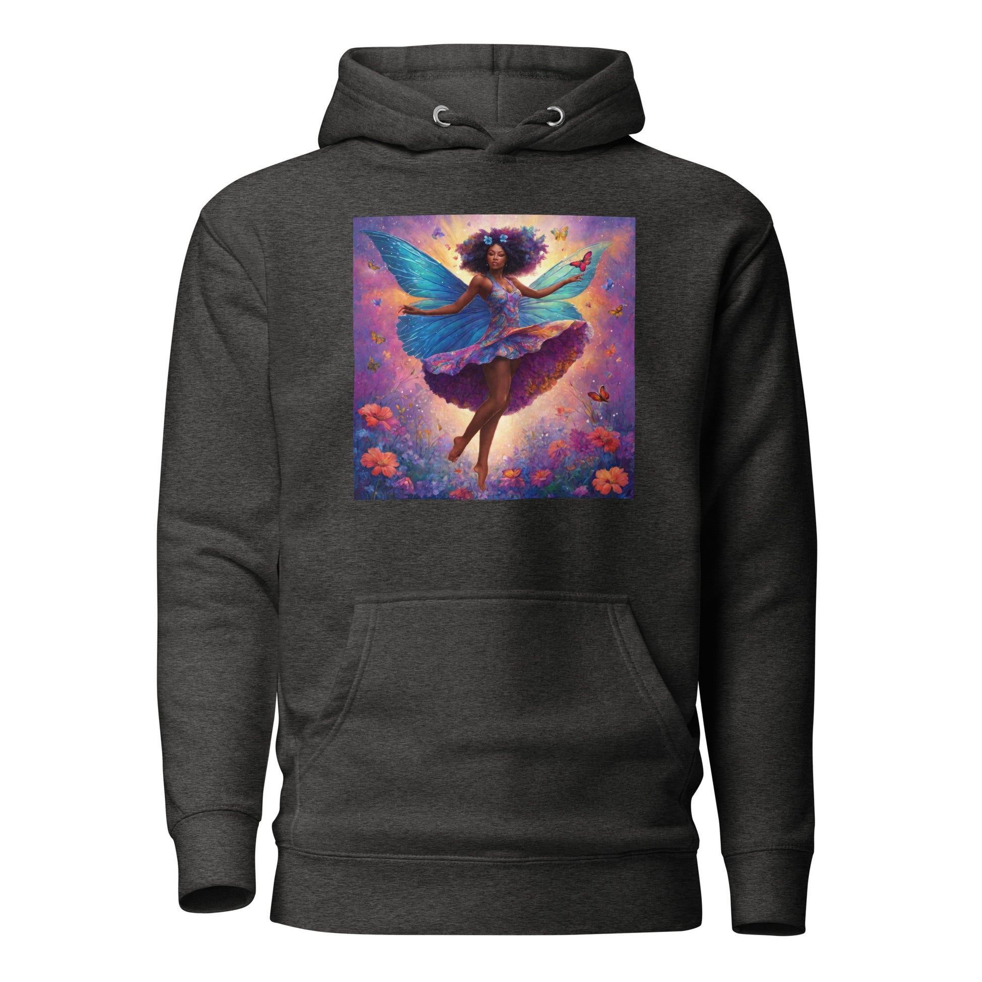 Peaceful Fairy Women's Hoodie Charcoal Heather