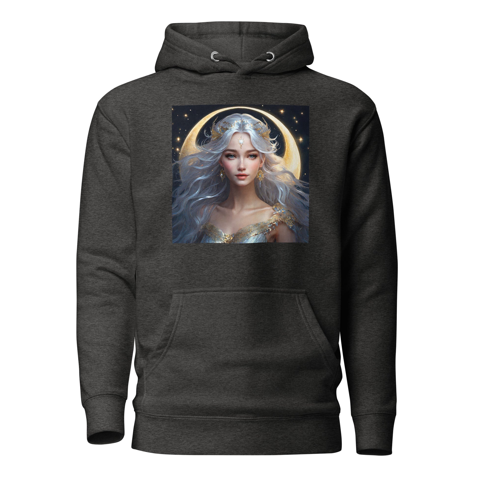 Moon Fairy Women's Hoodie Charcoal Heather