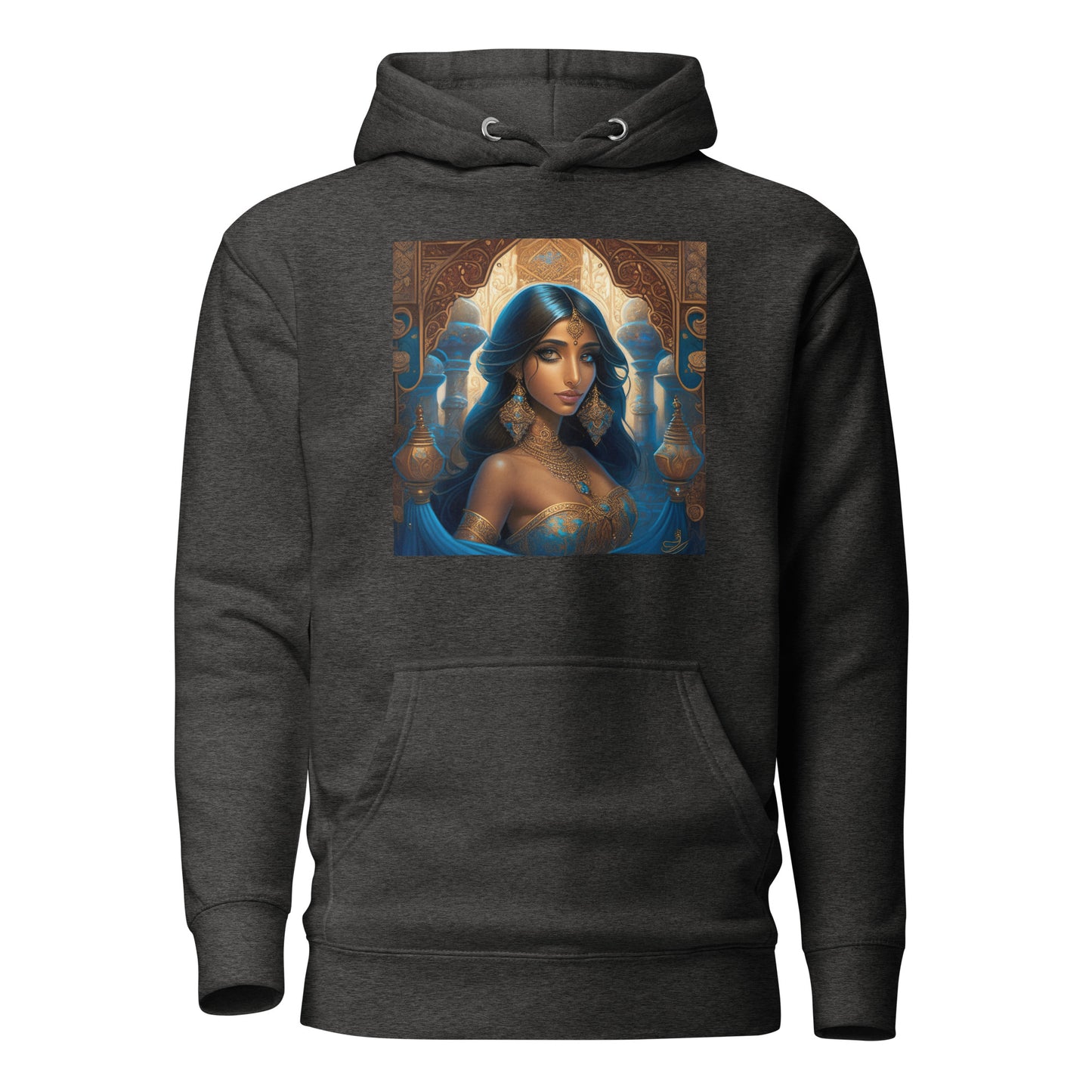 Princess Jasmine Women's Hoodie Charcoal Heather