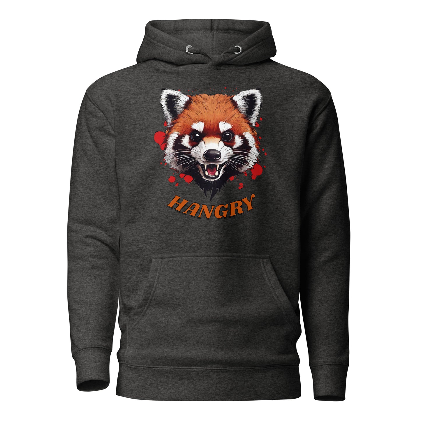 Hangry Women's Funny Hoodie Charcoal Heather