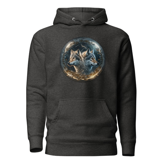 Women's Wolf Spirits Hoodie Charcoal Heather