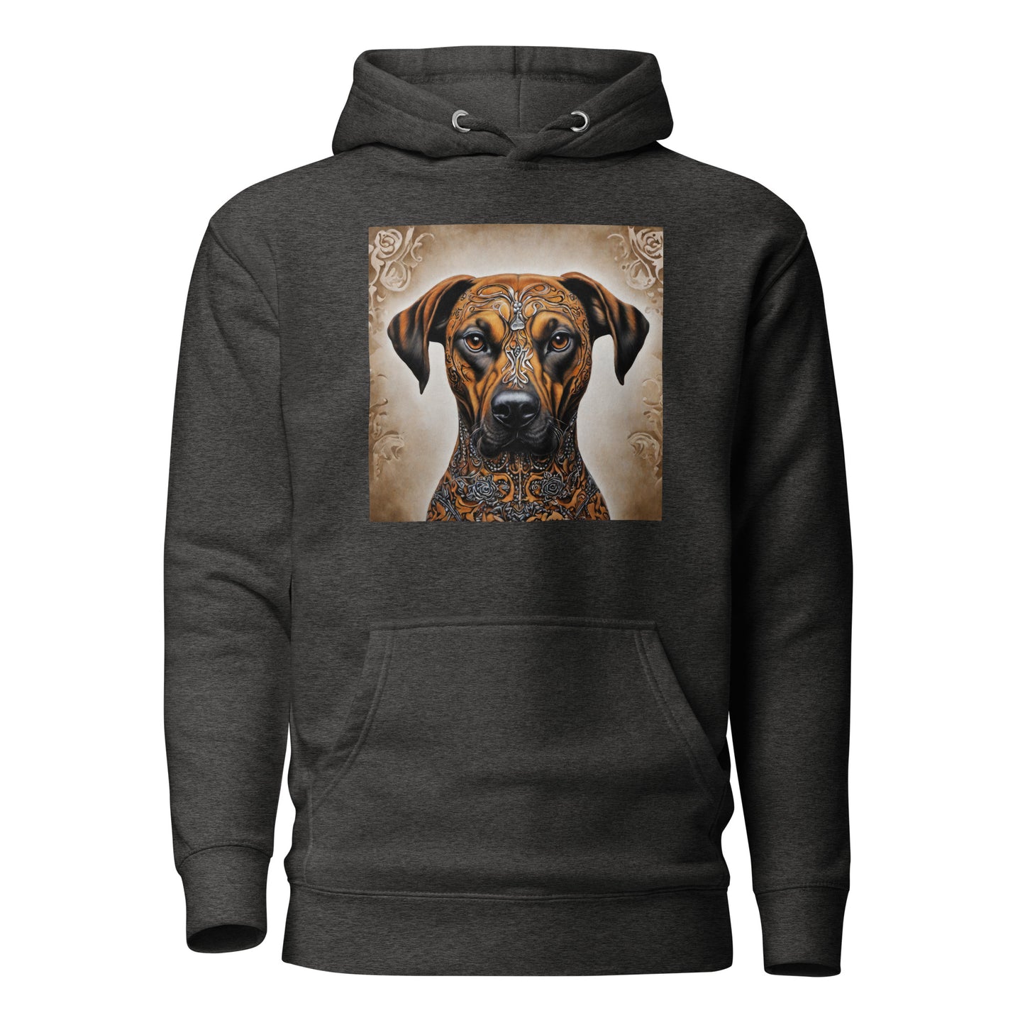 Deocorative Dog Women's Animal Hoodie Charcoal Heather