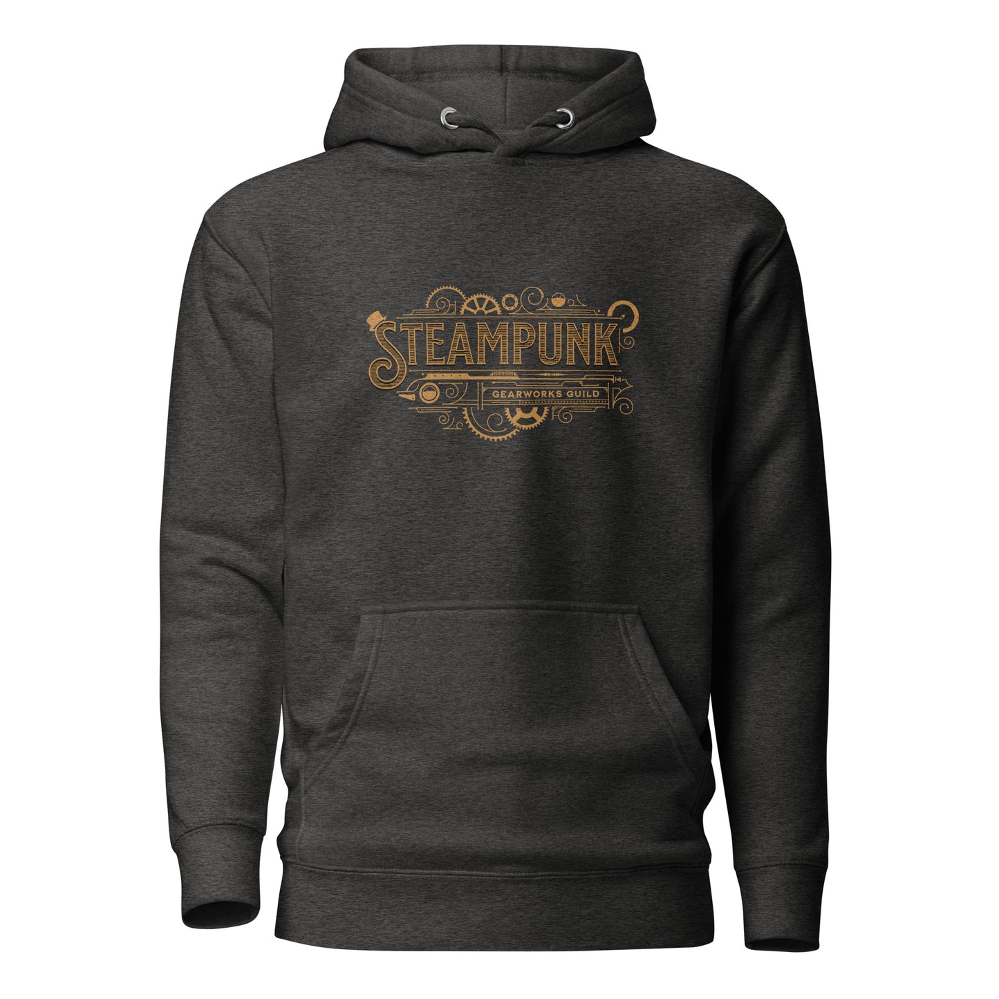 Steampunk Gearworks Guild Women's Hoodie Charcoal Heather