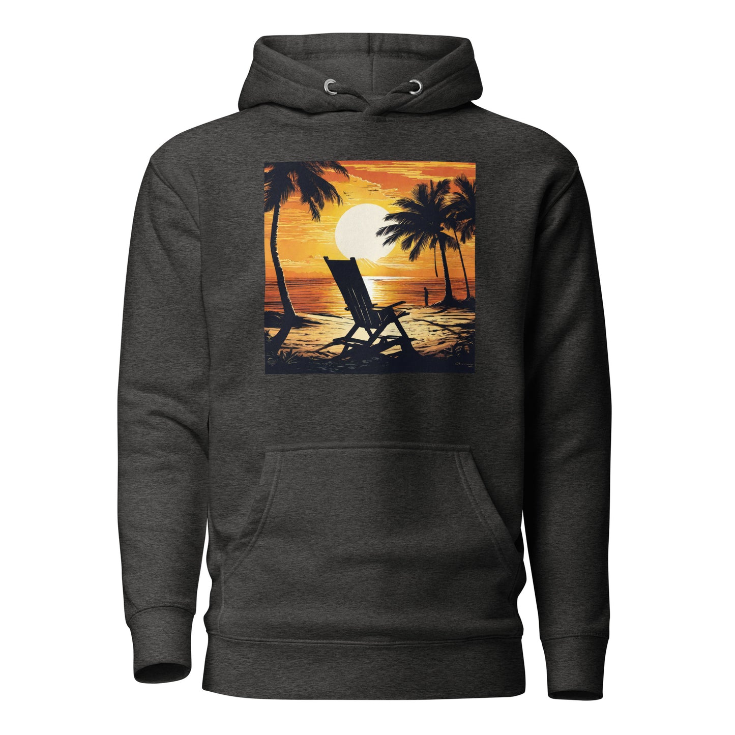 Summer Paradise Women's Hoodie Charcoal Heather