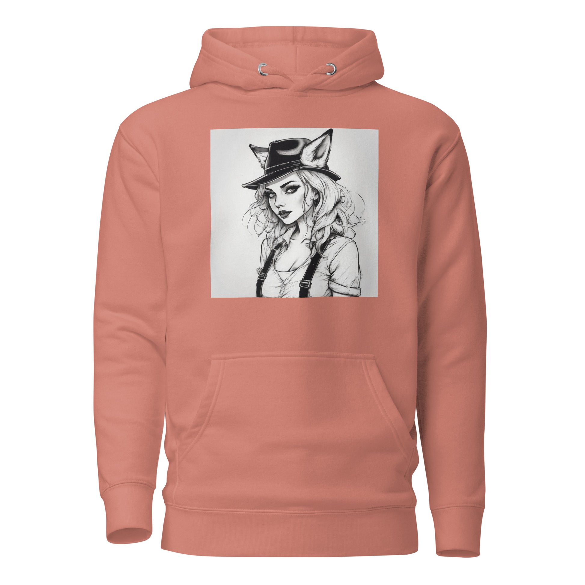 Foxy Lady Women's Hoodie Dusty Rose