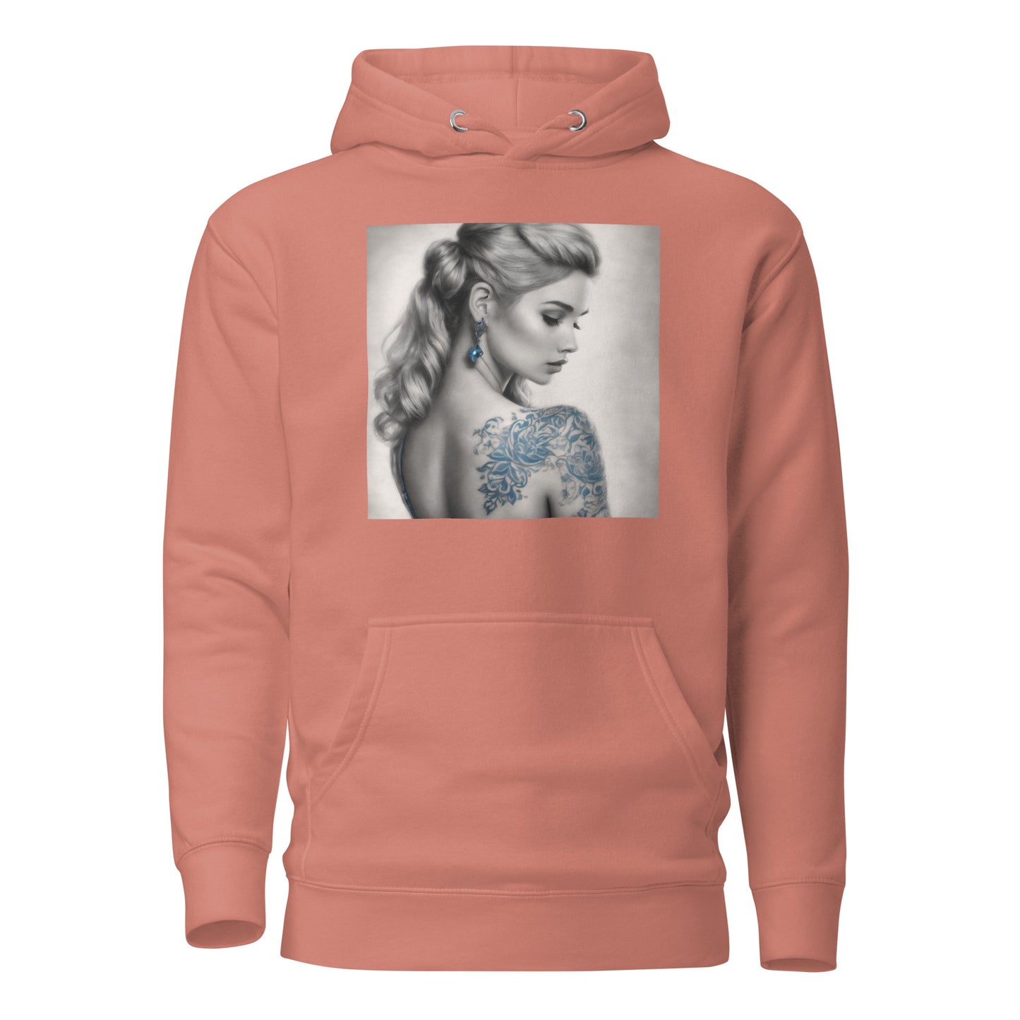 Inked Cinderella Women's Hoodie Dusty Rose