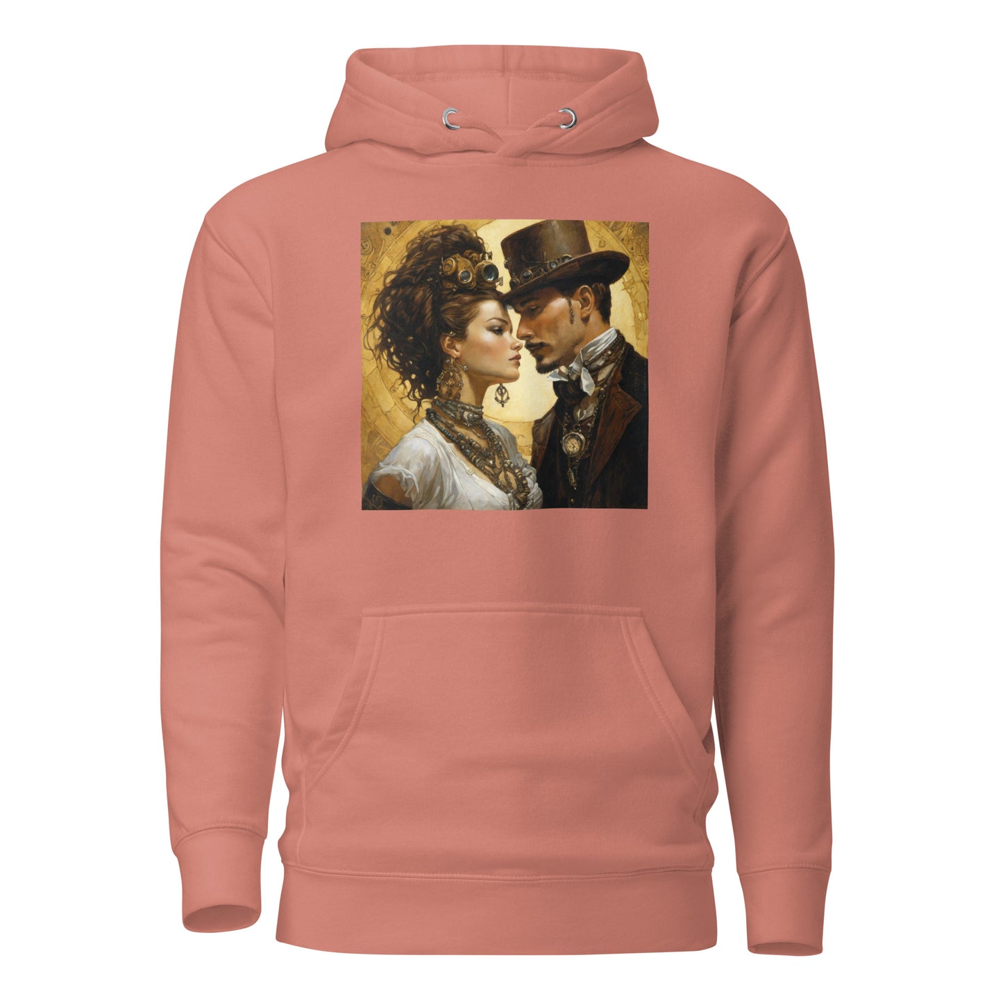 Steampunk Love Hoodie Dusty Rose