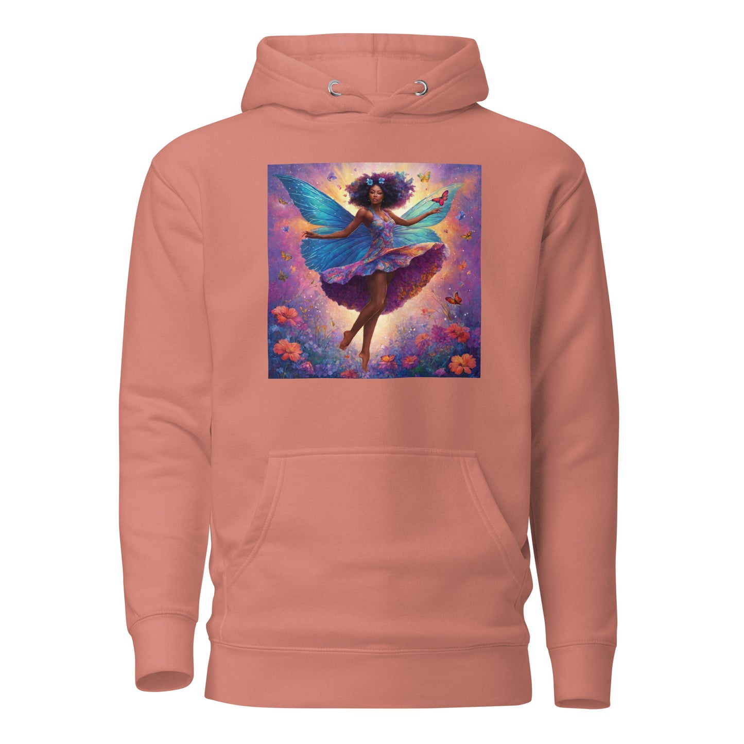 Peaceful Fairy Women's Hoodie Dusty Rose