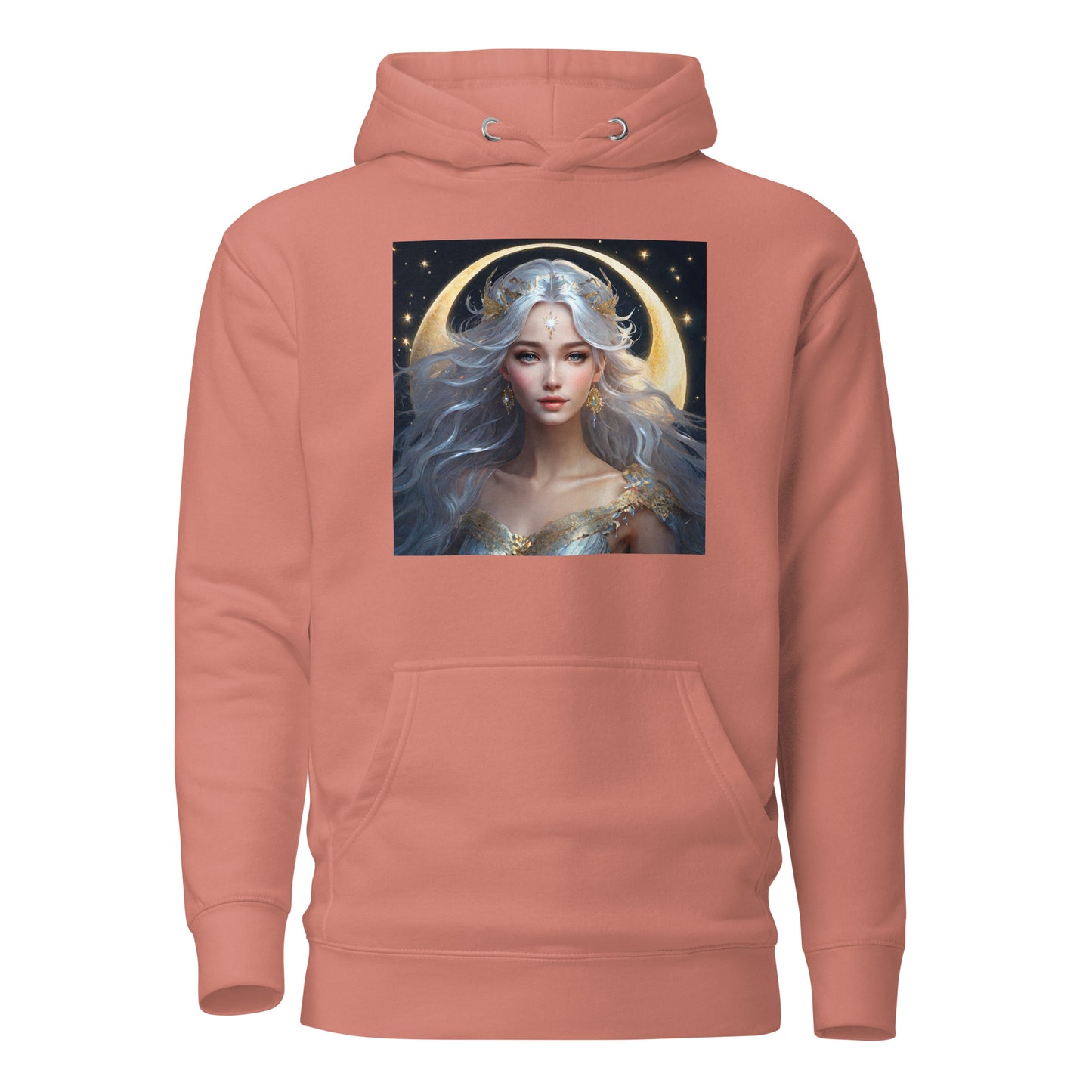 Moon Fairy Women's Hoodie Dusty Rose