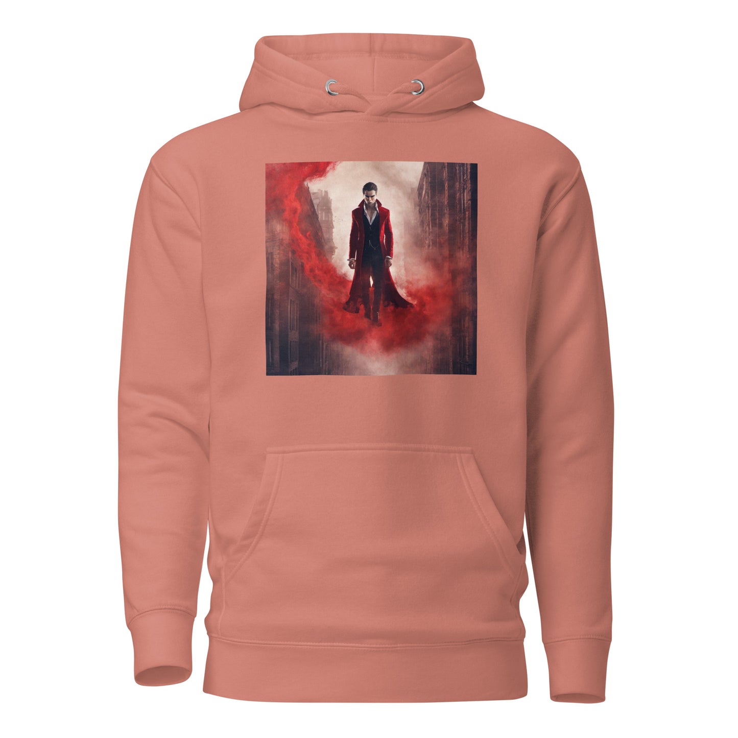 Vampire in Red Haze Women's Graphic Hoodie Dusty Rose