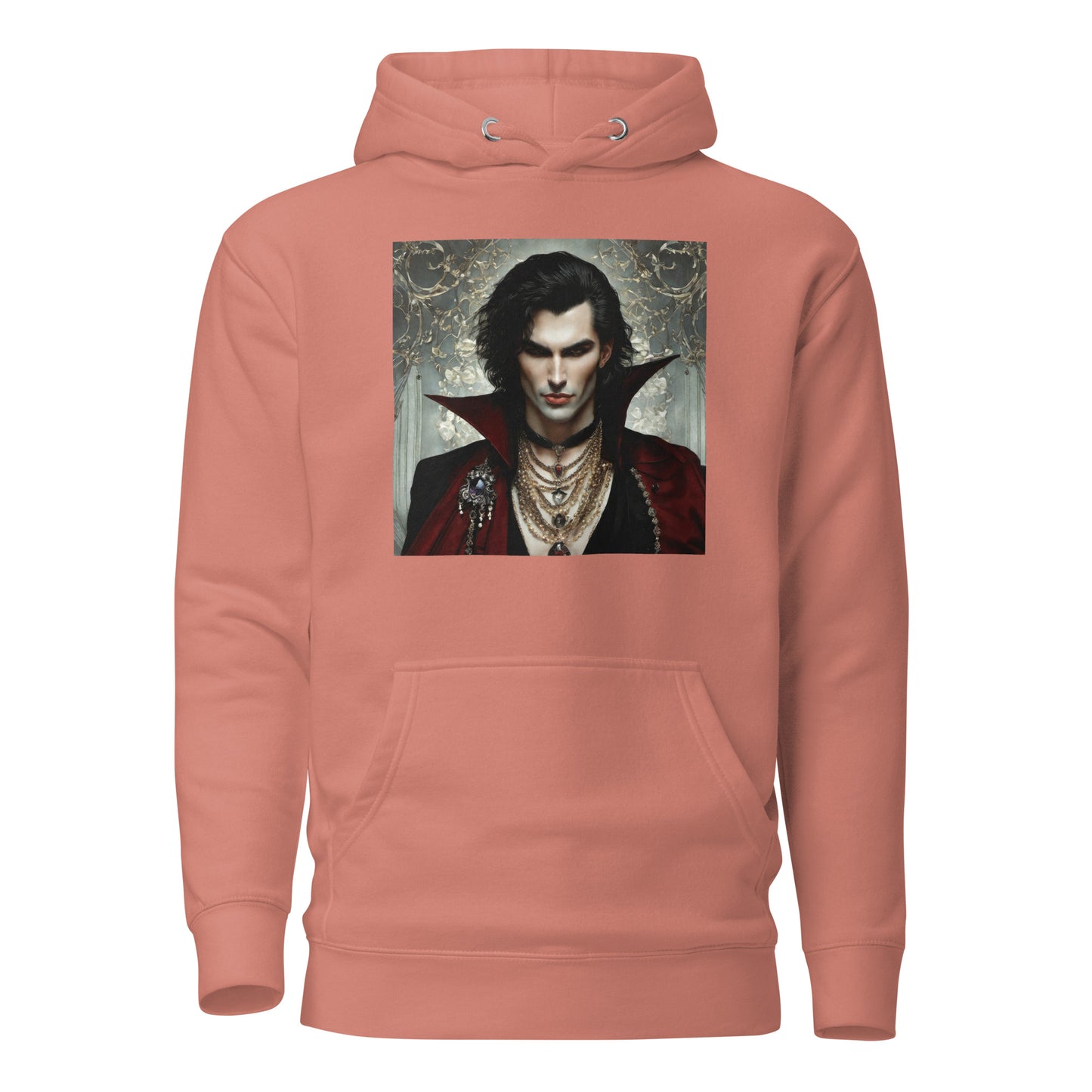 Alluring Vampire Women's Hoodie Dusty Rose