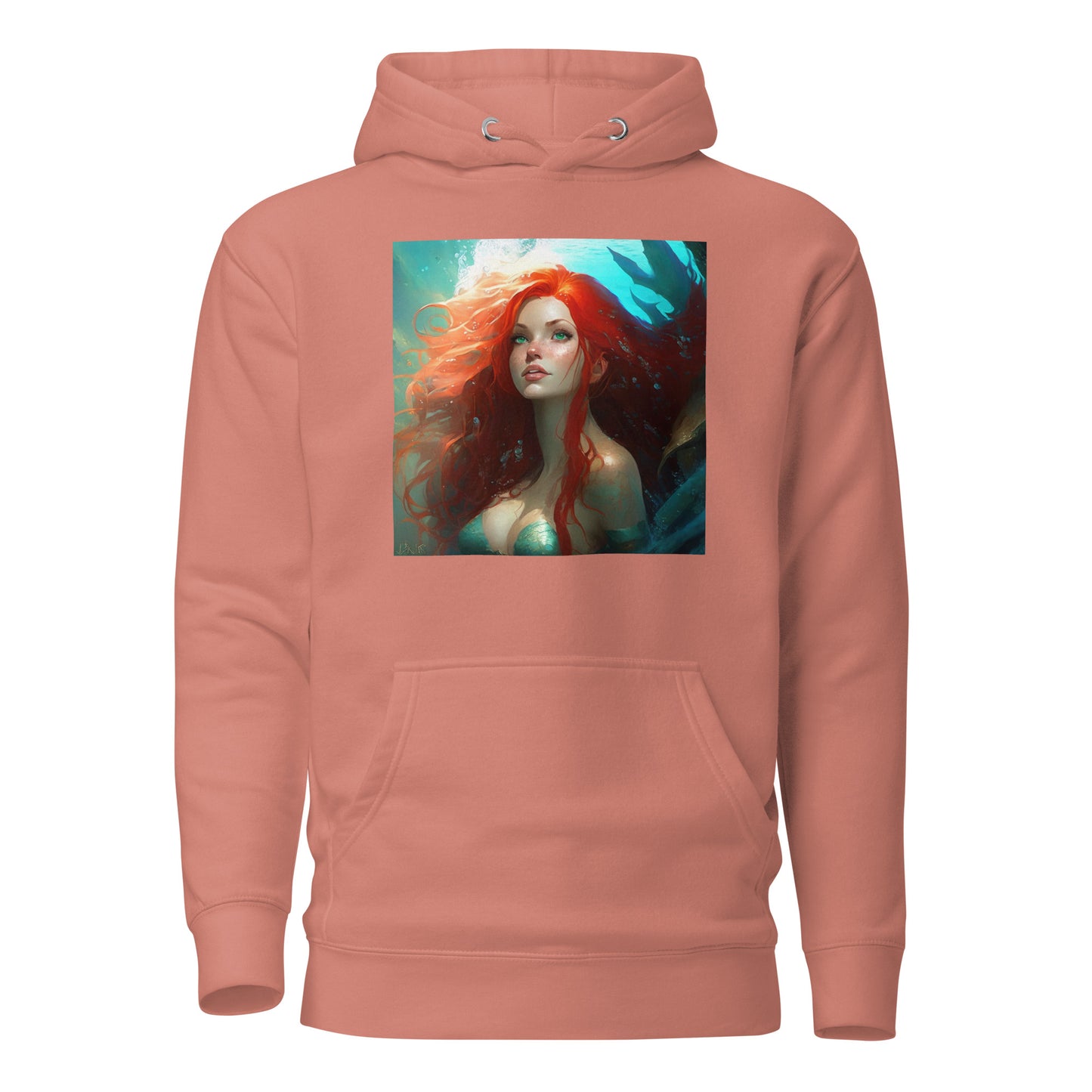 The Little Mermaid Under the Sea Women's Hoodie Dusty Rose