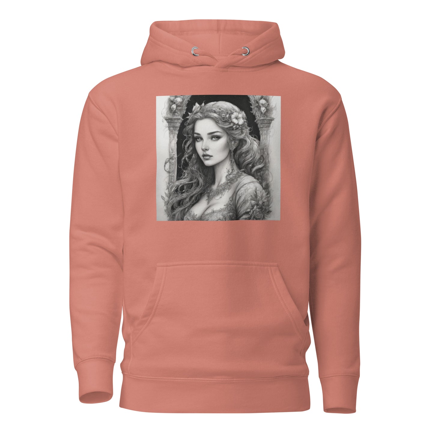 Belle from Beauty and the Beast Women's Hoodie Dusty Rose