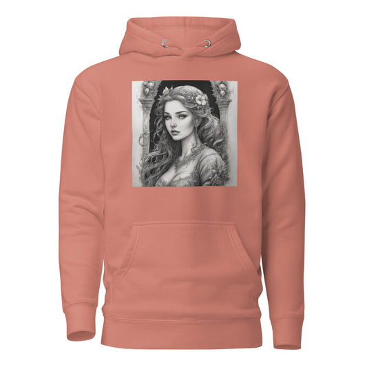 Belle from Beauty and the Beast Women's Hoodie Dusty Rose