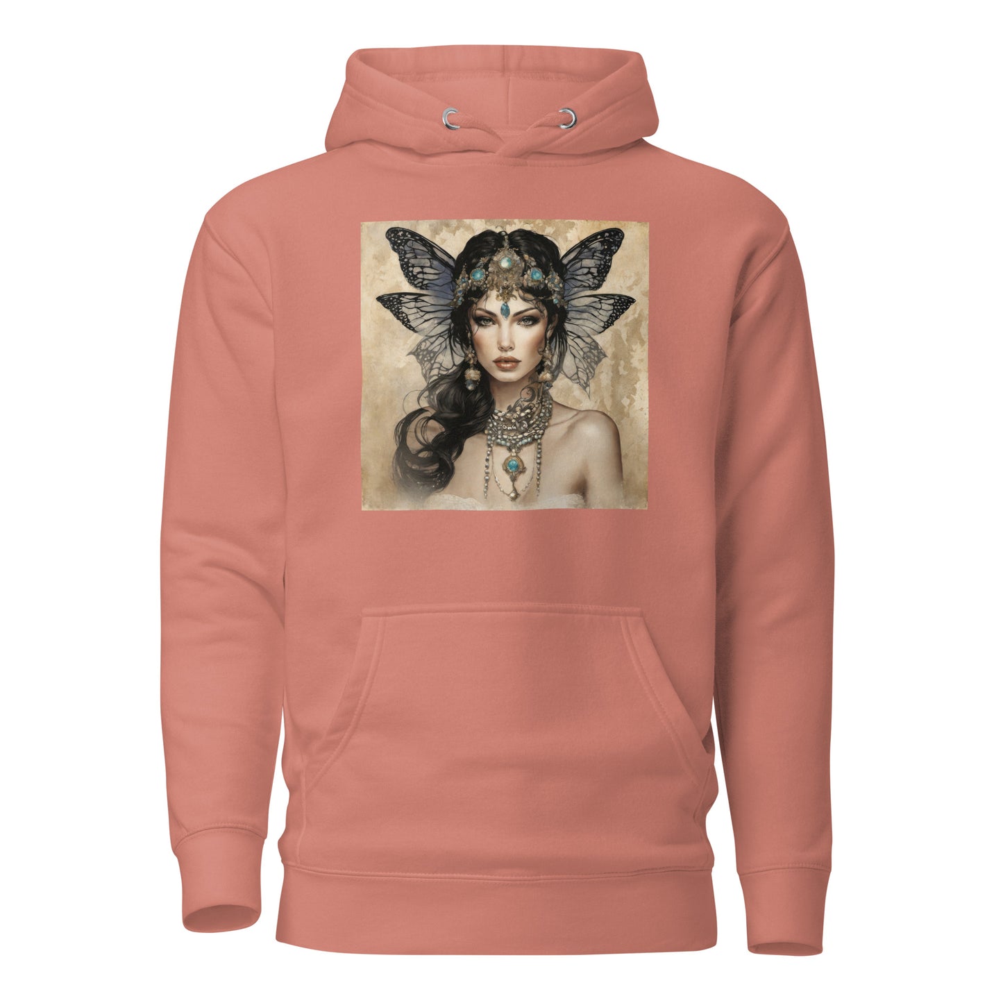 Alluring Fairy Women's Fantasy Hoodie Dusty Rose