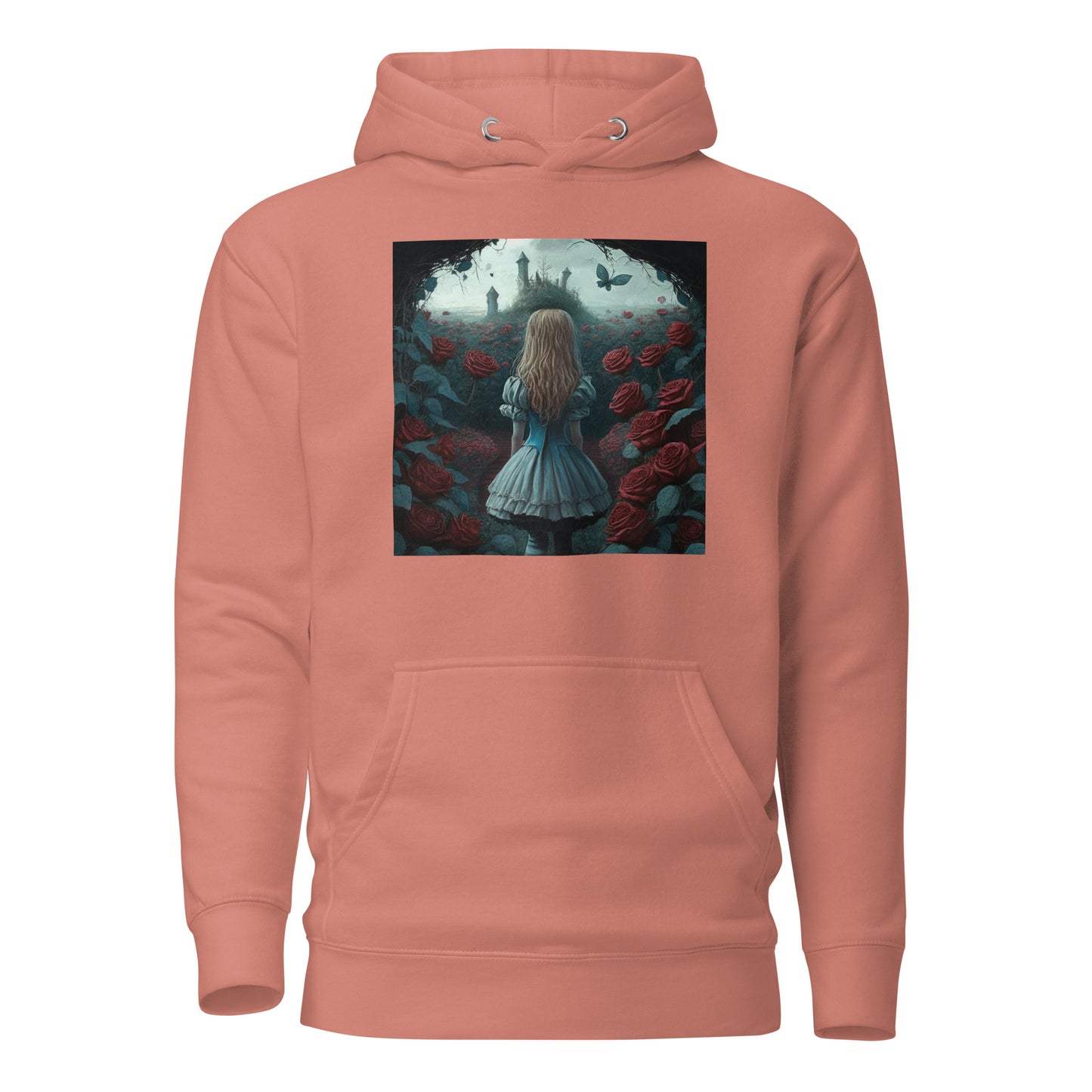 Alice and the Path or Roses Women's Hoodie Dusty Rose