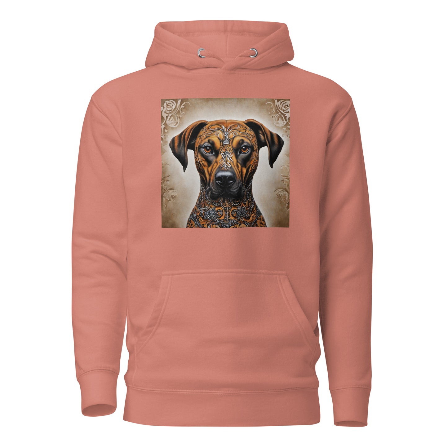 Deocorative Dog Women's Animal Hoodie Dusty Rose