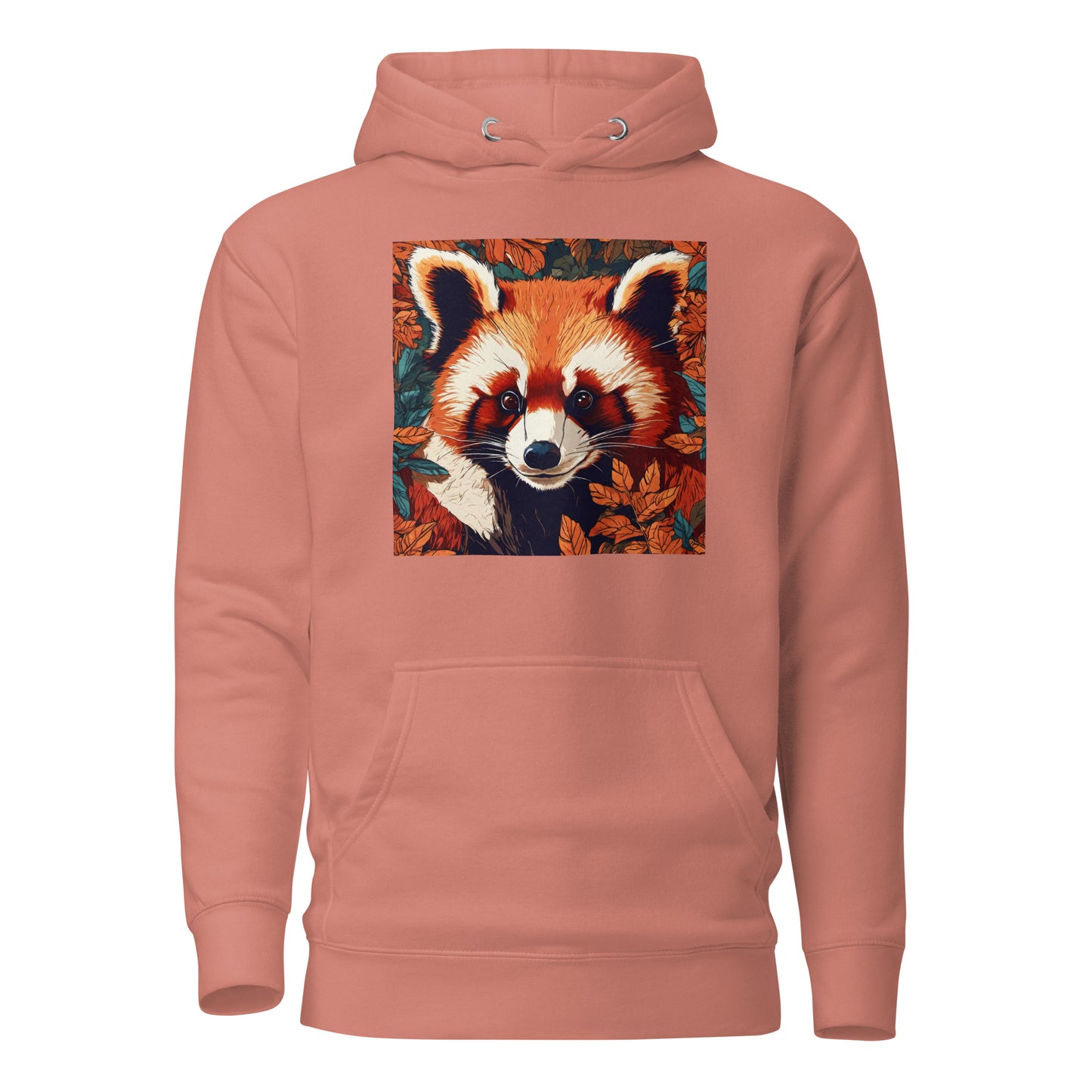 Red Panda Women's Animal Lover Hoodie Dusty Rose