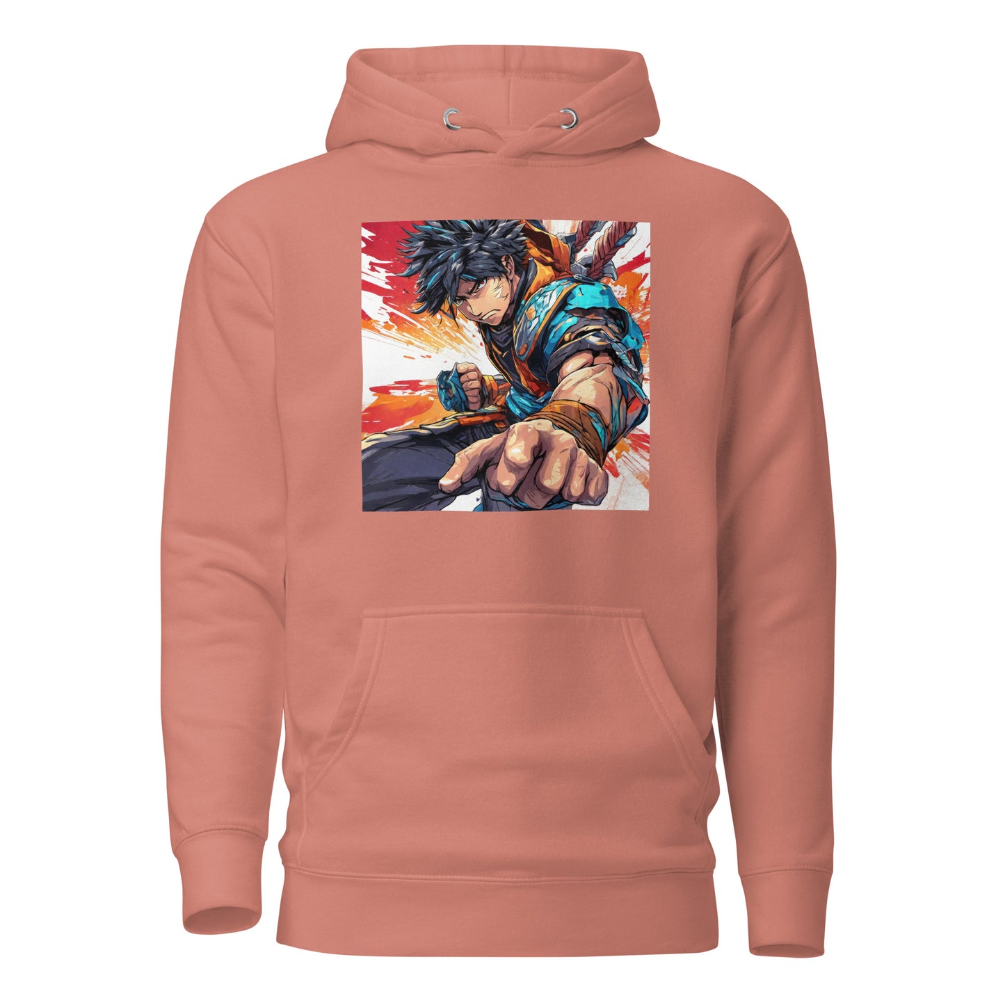 Dauntless Hero Women's Anime Hoodie Dusty Rose