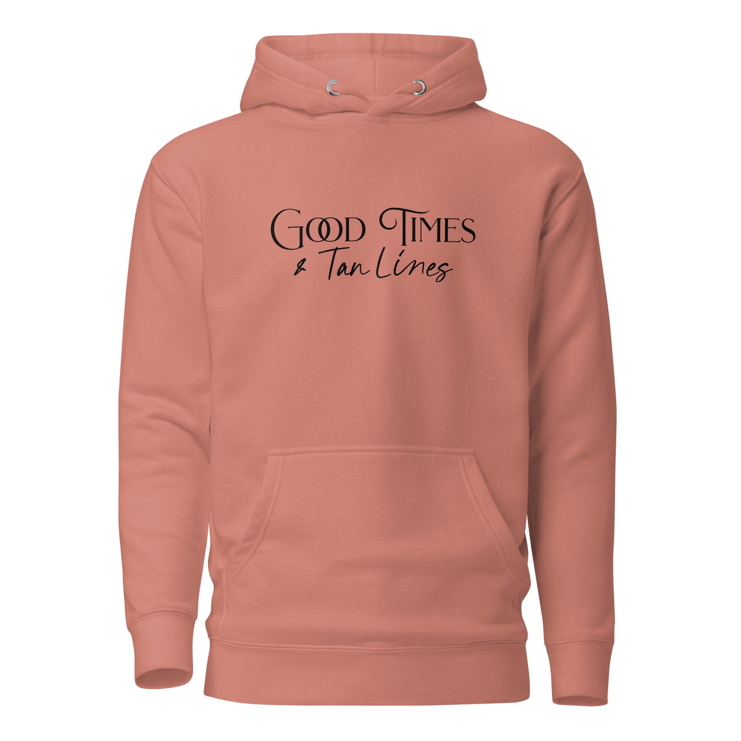 Good Times & Tan Lines Women's Summer Hoodie Dusty Rose