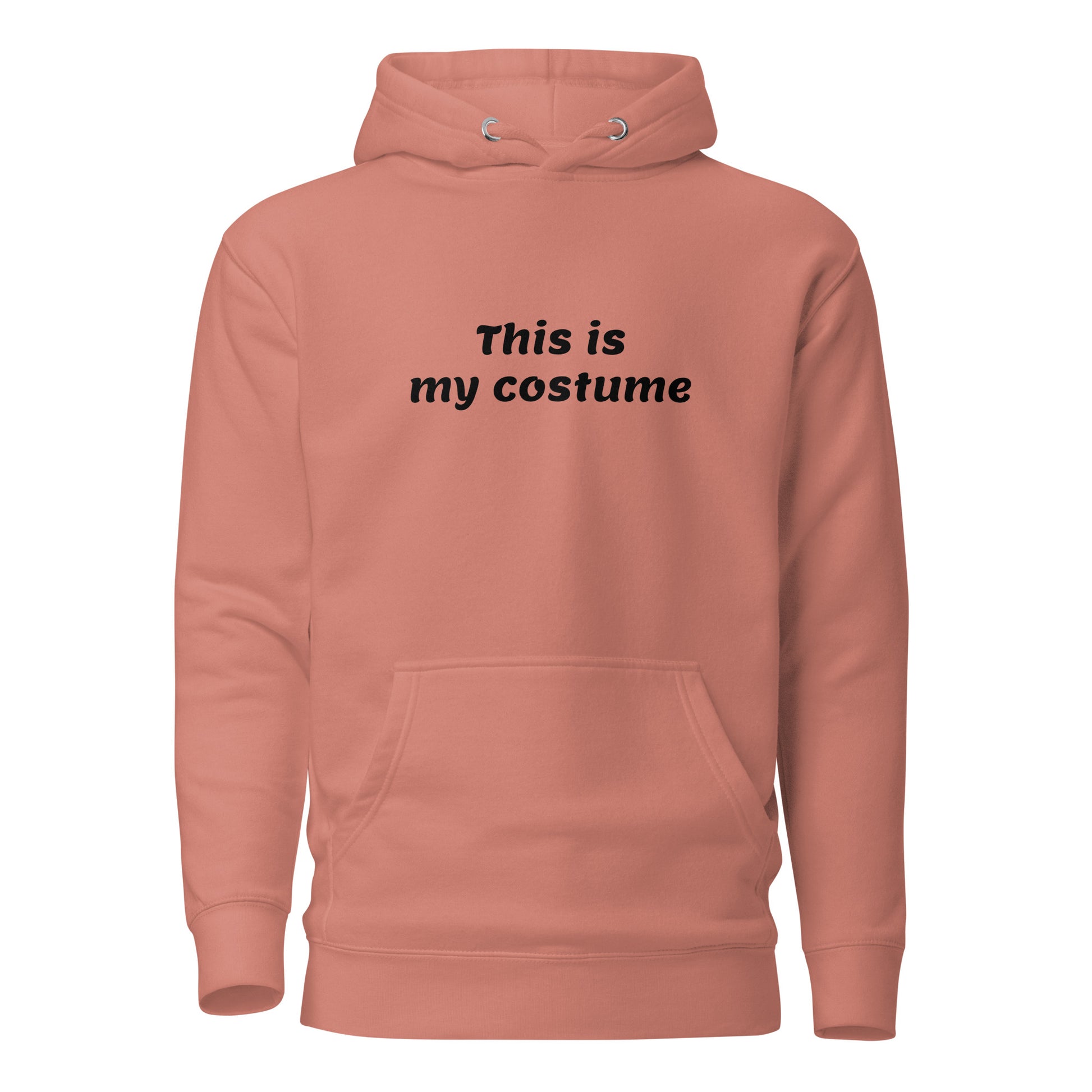 This is my Costume Women's Funny Halloween Hoodie Dusty Rose