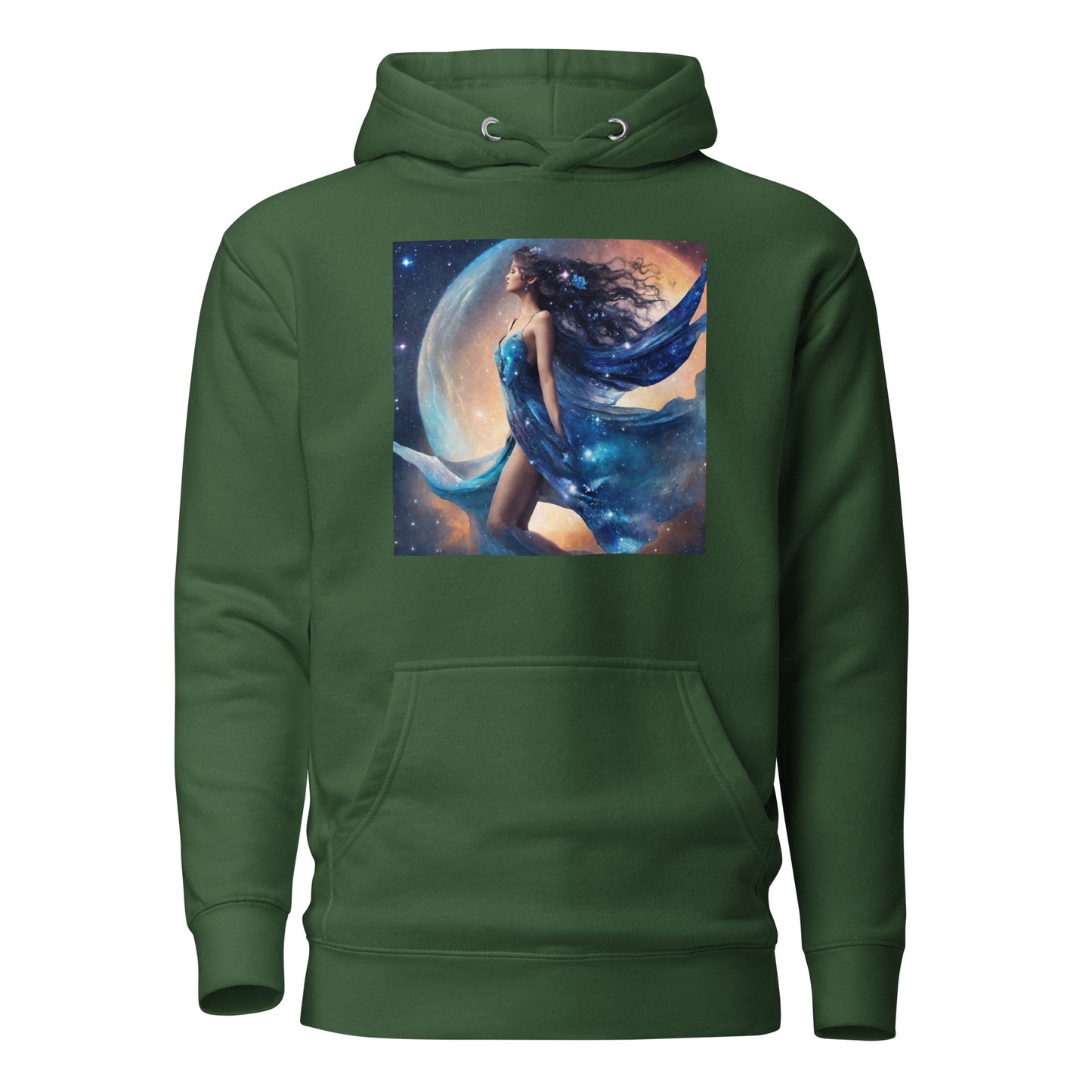 Blue Fairy Women's Hoodie Forest Green