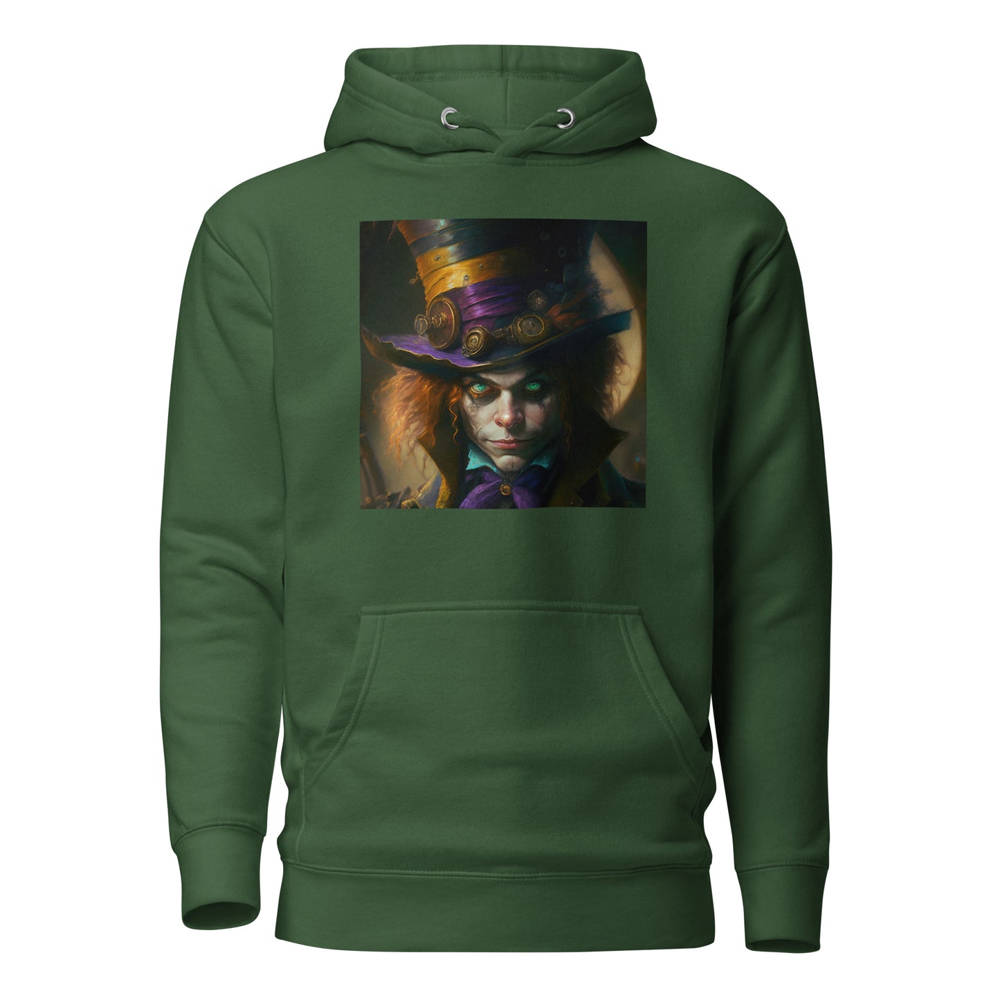 Mad Hatter Hoodie Forest Green