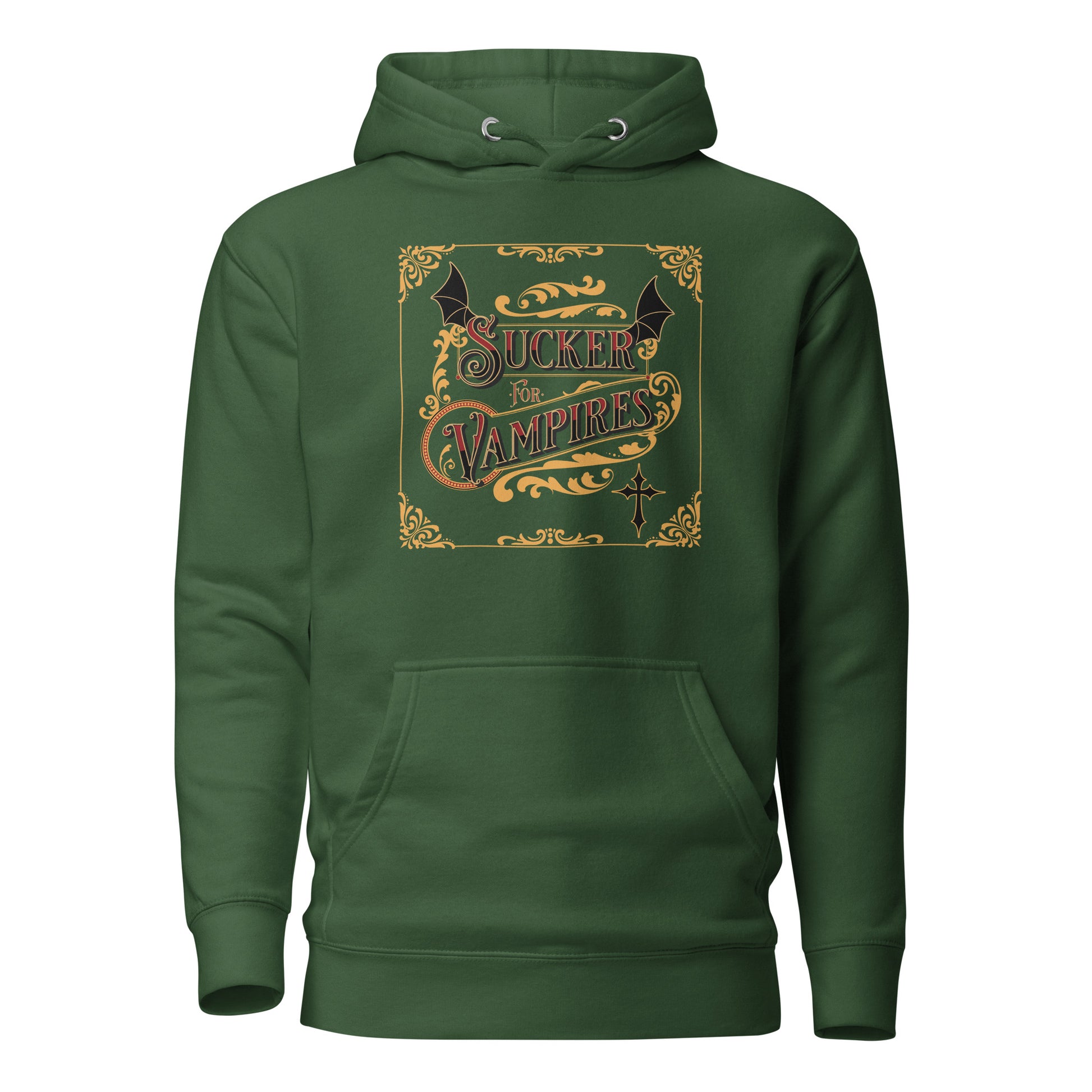 Sucker for Vampires Women's Hoodie Forest Green