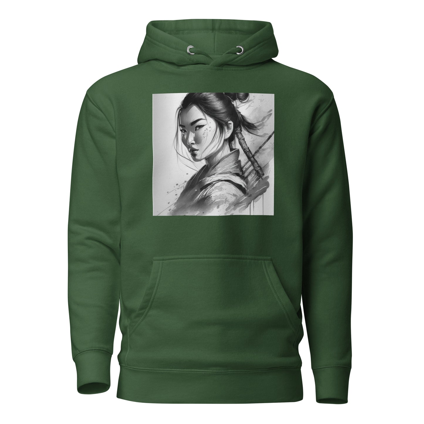 Legendary Mulan Women's Hoodie Forest Green