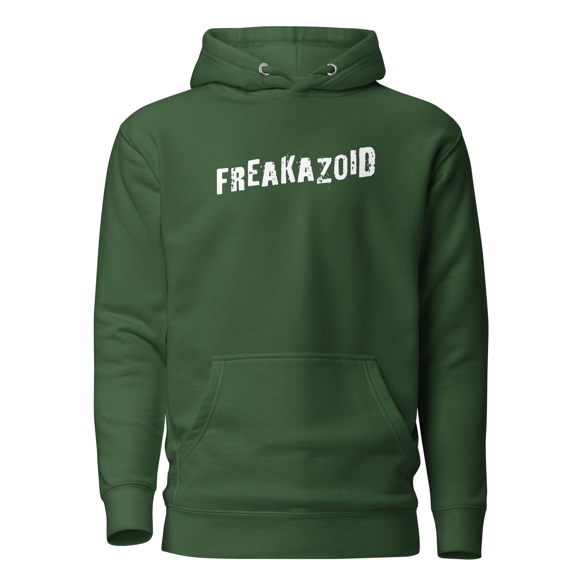 Freakazoid Women's Funny Hoodie Forest Green