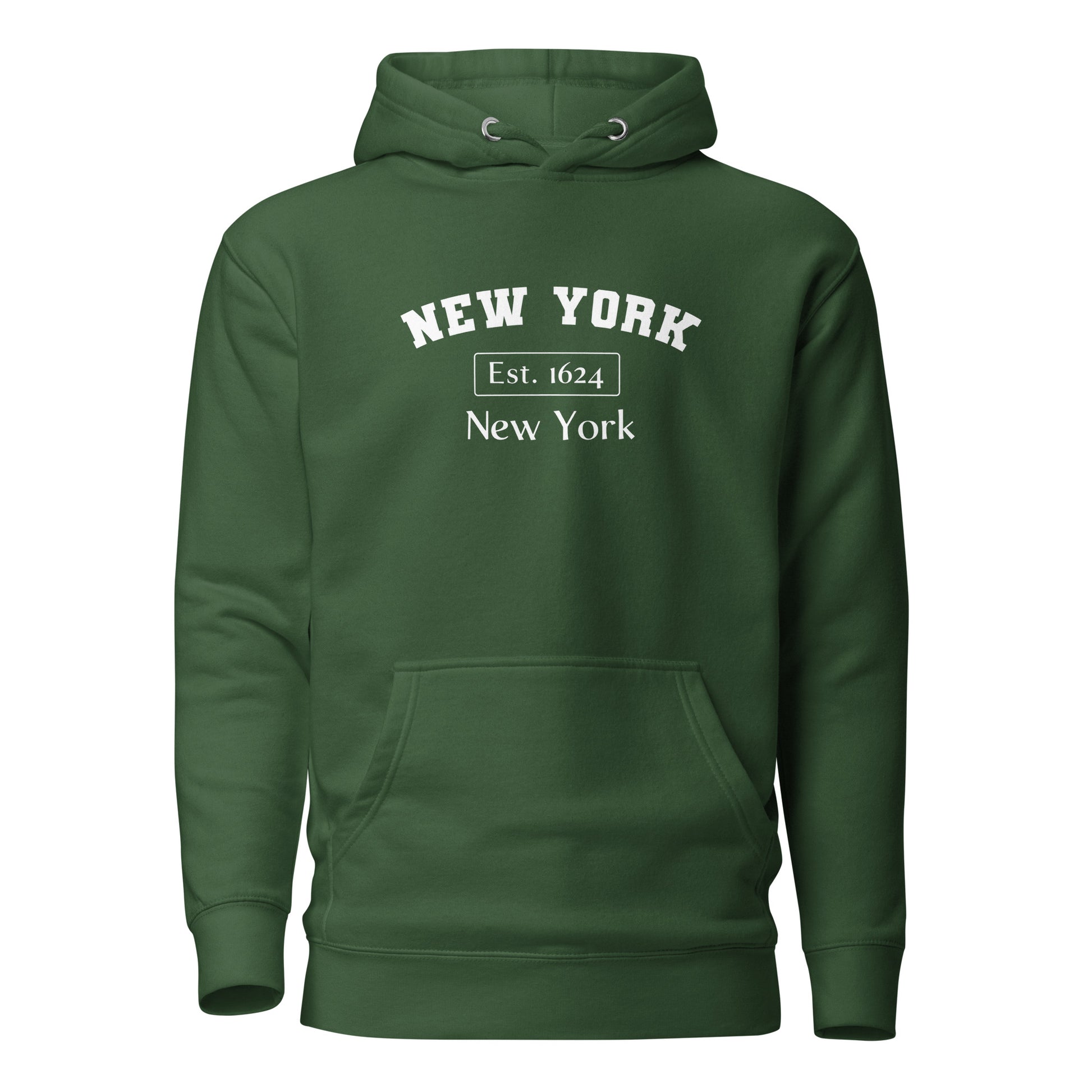 New York, New York Women's Hoodie Forest Green