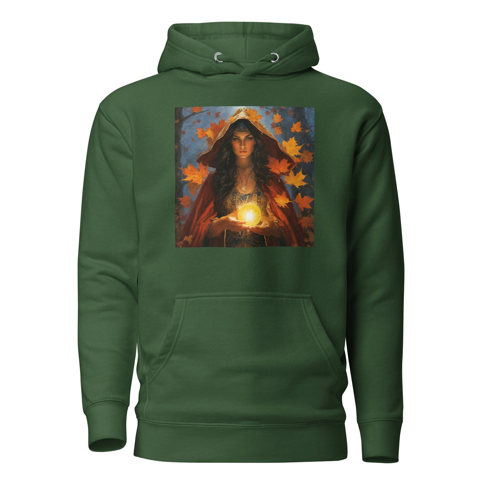 Autumn Gypsy Women's Fall Hoodie Forest Green