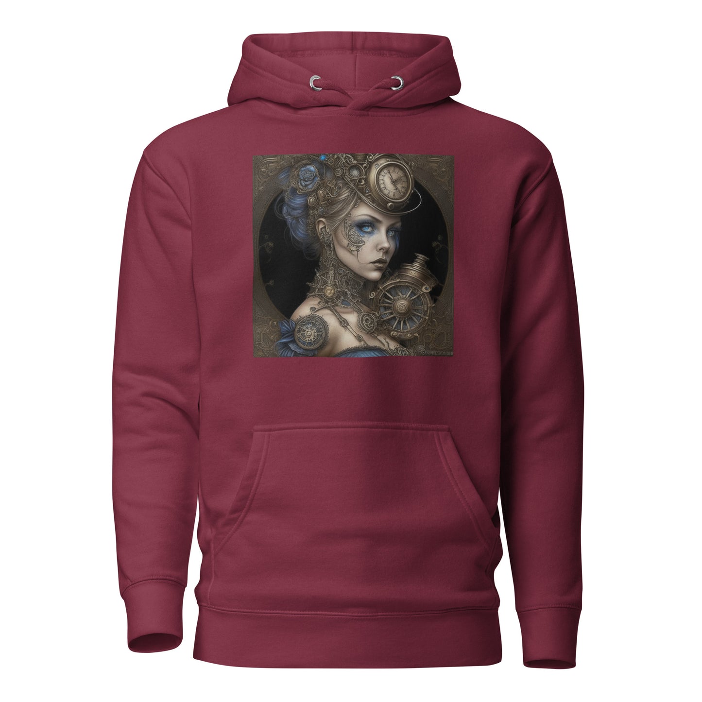 Steampunk Cinderella Women's Hoodie Maroon