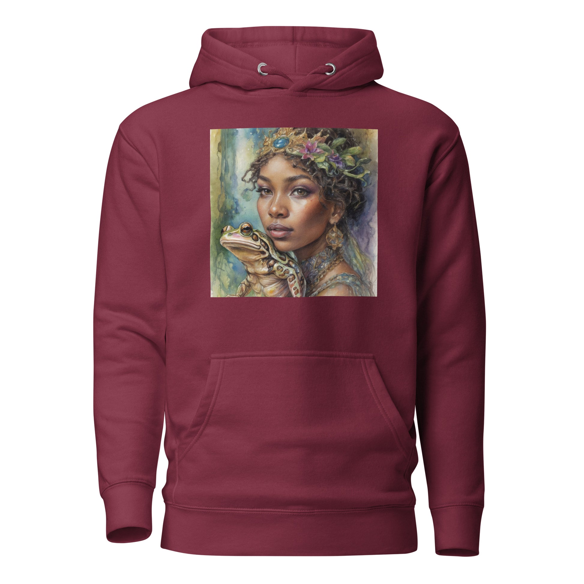 The Frog Princess Women's Hoodie Maroon