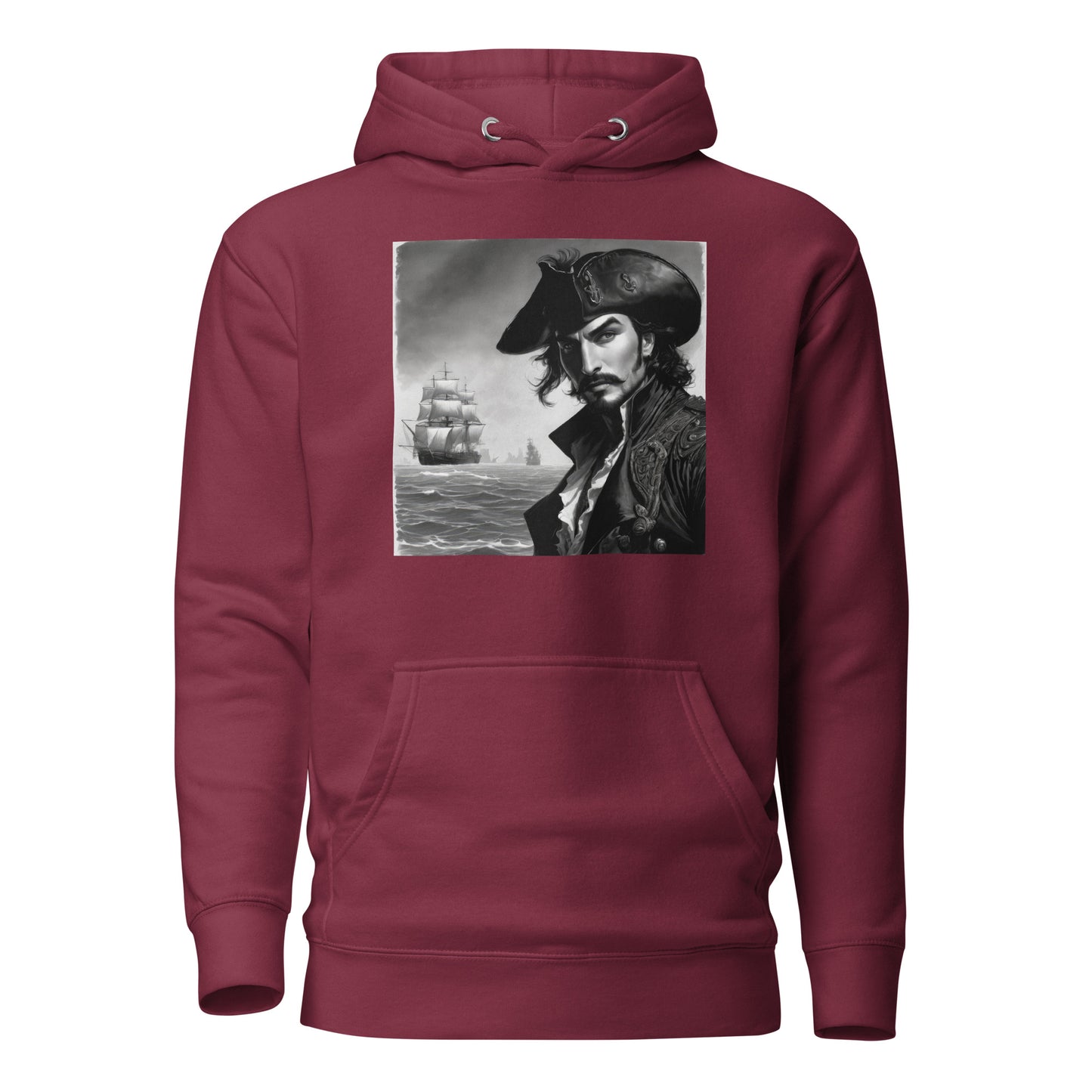 Captain Hook's Gaze Women's Hoodie Maroon