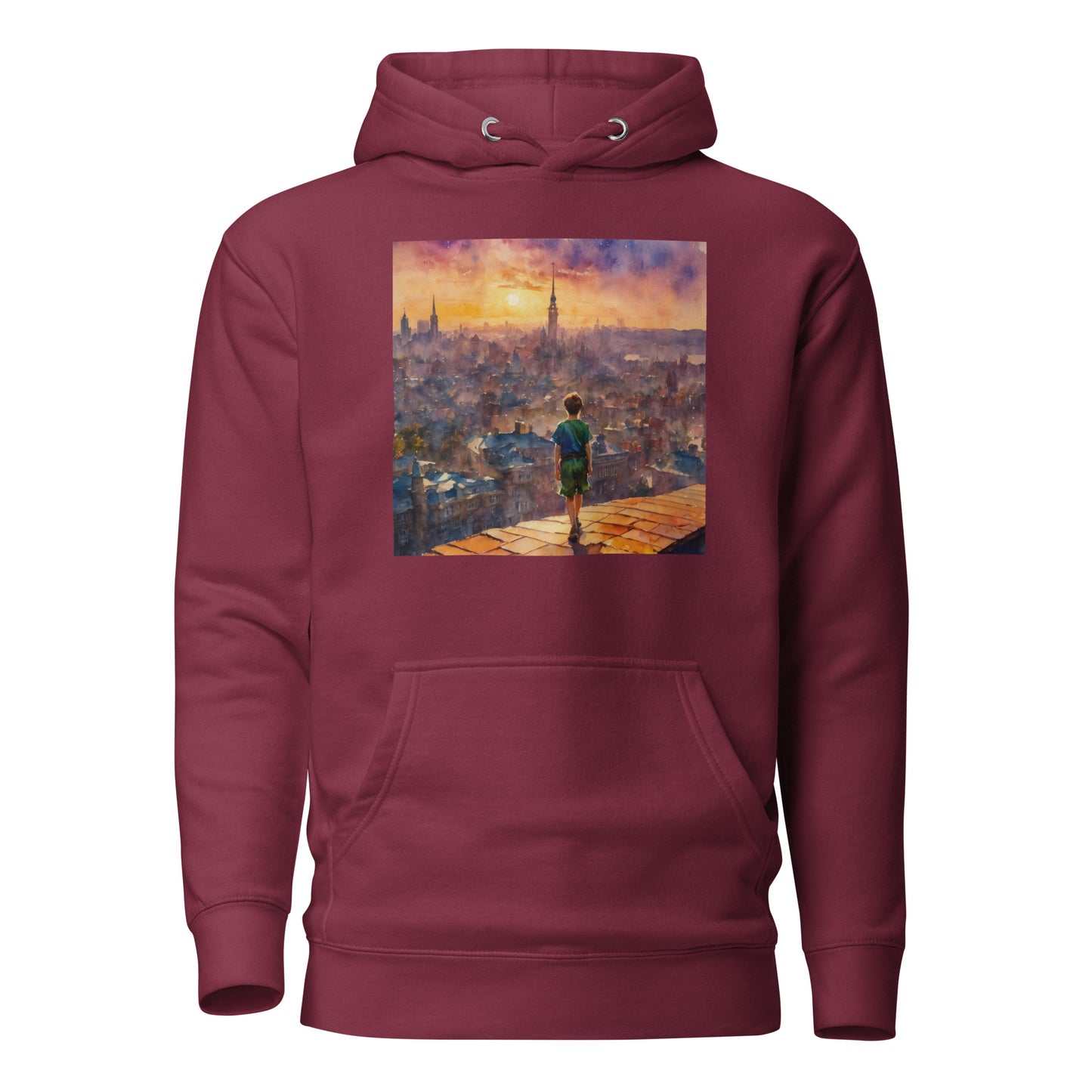 Peter Pan's World Women's Hoodie Maroon