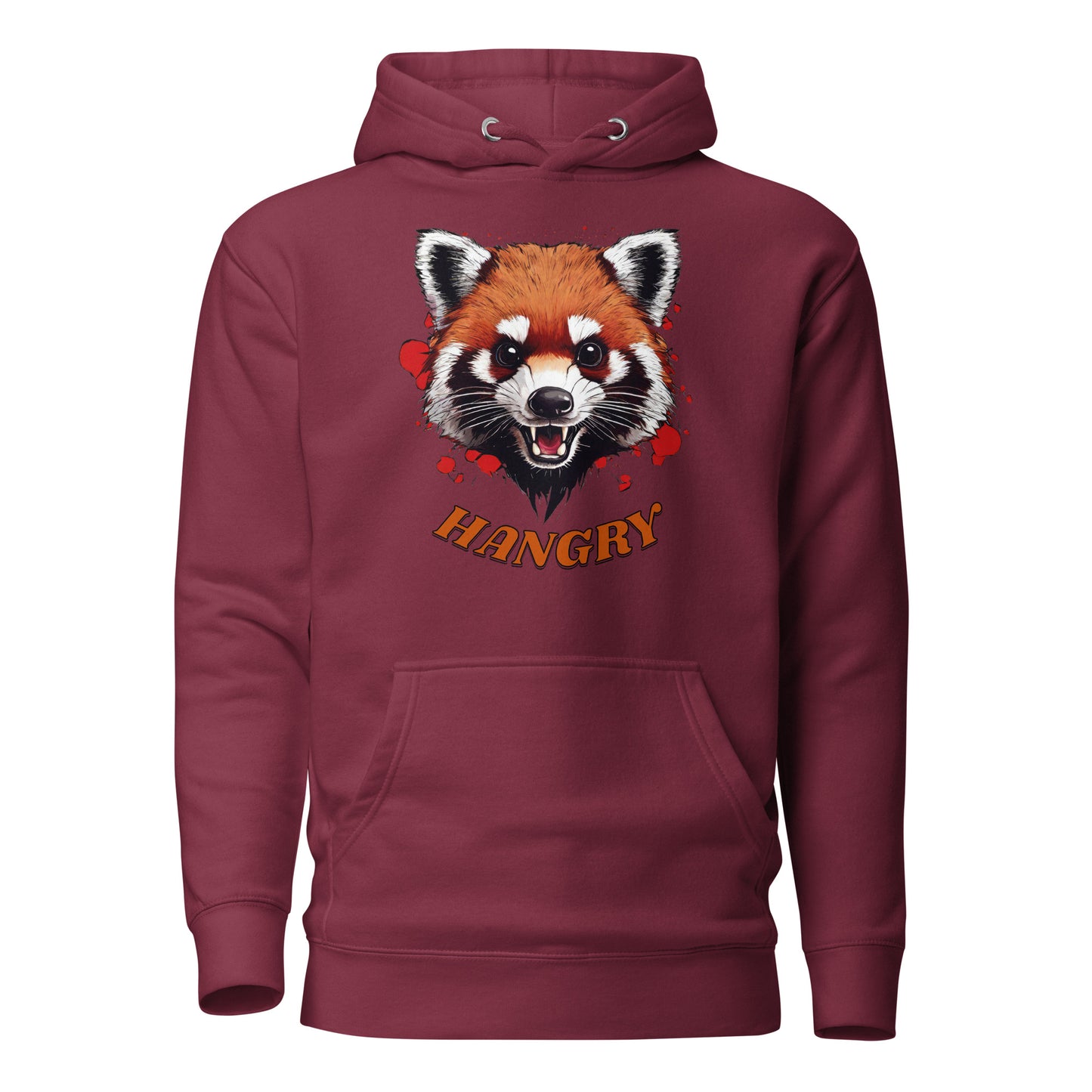 Hangry Women's Funny Hoodie Maroon