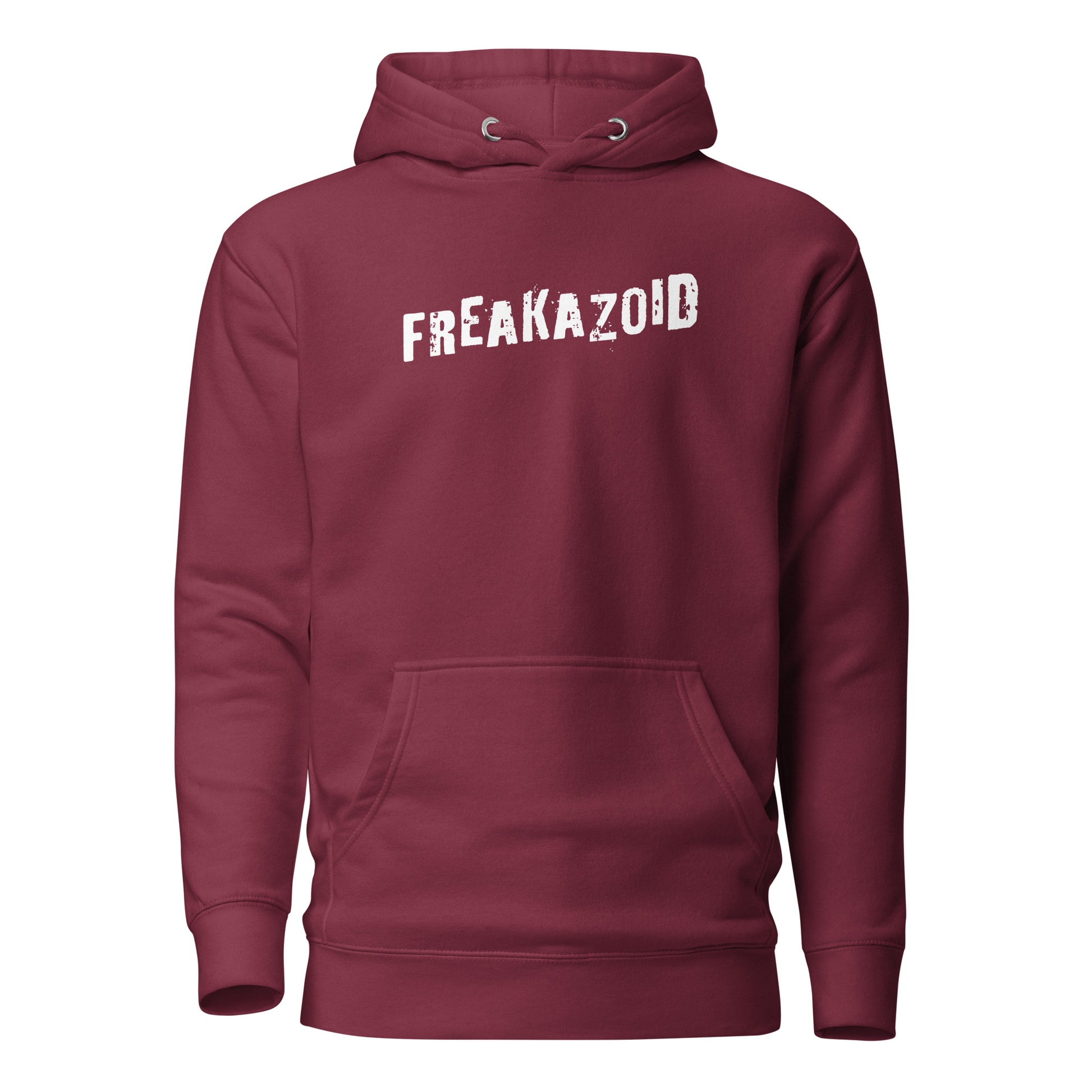 Freakazoid Women's Funny Hoodie Maroon