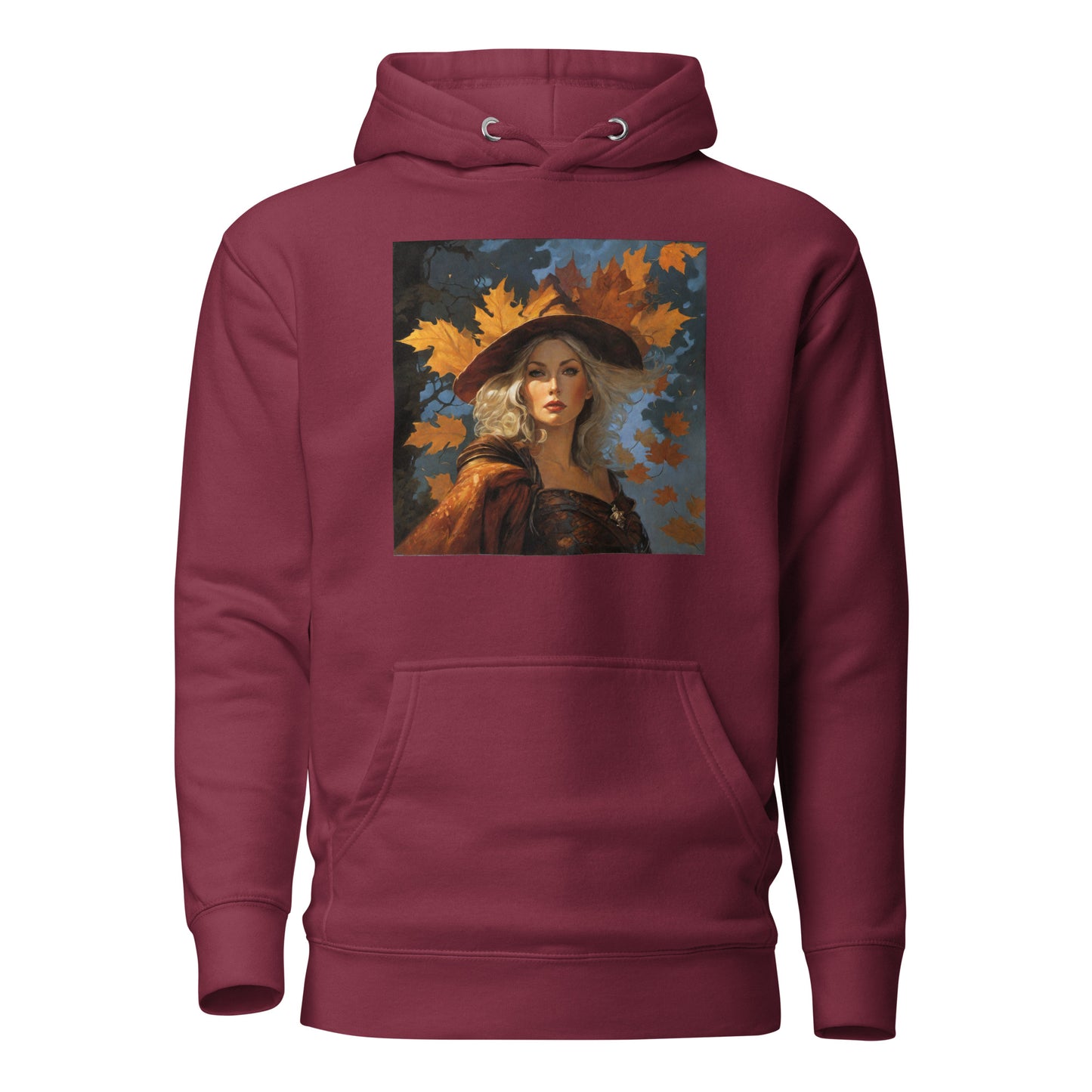 Autumn Queen Women's Fall Hoodie Maroon