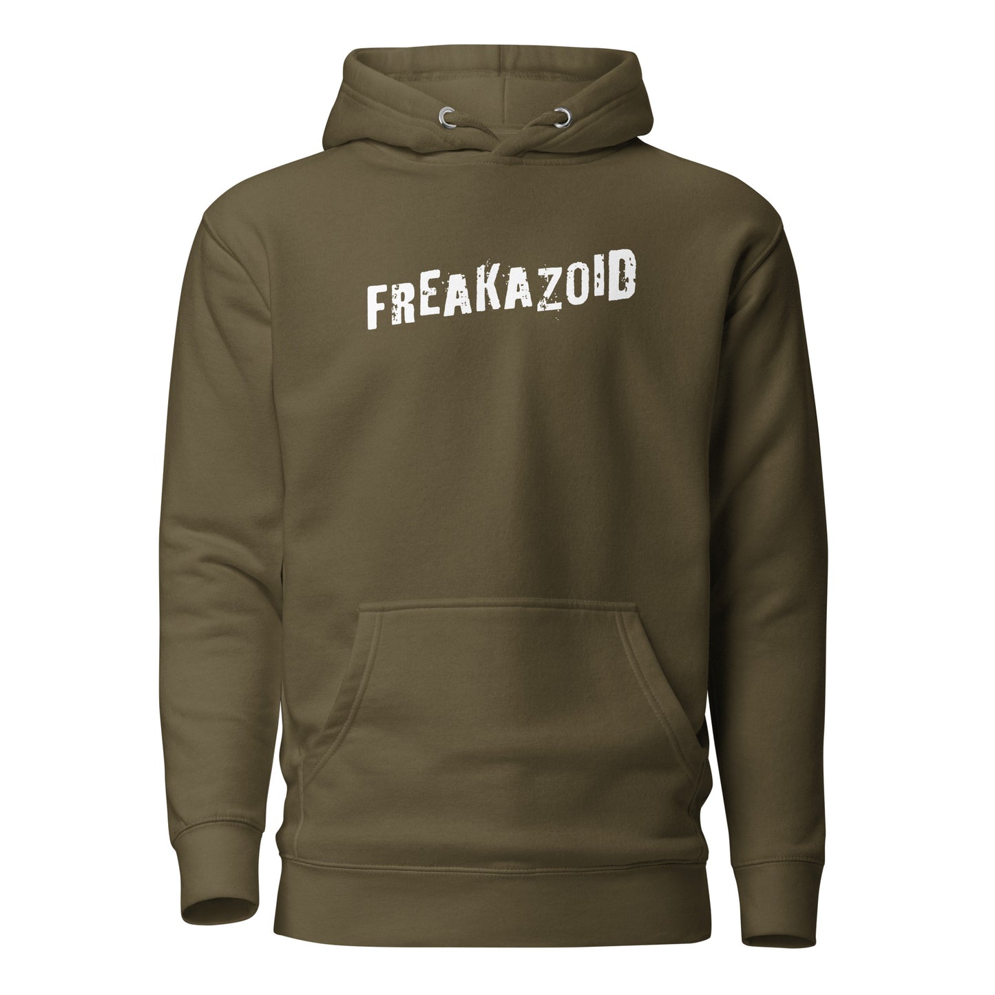 Freakazoid Women's Funny Hoodie Military Green