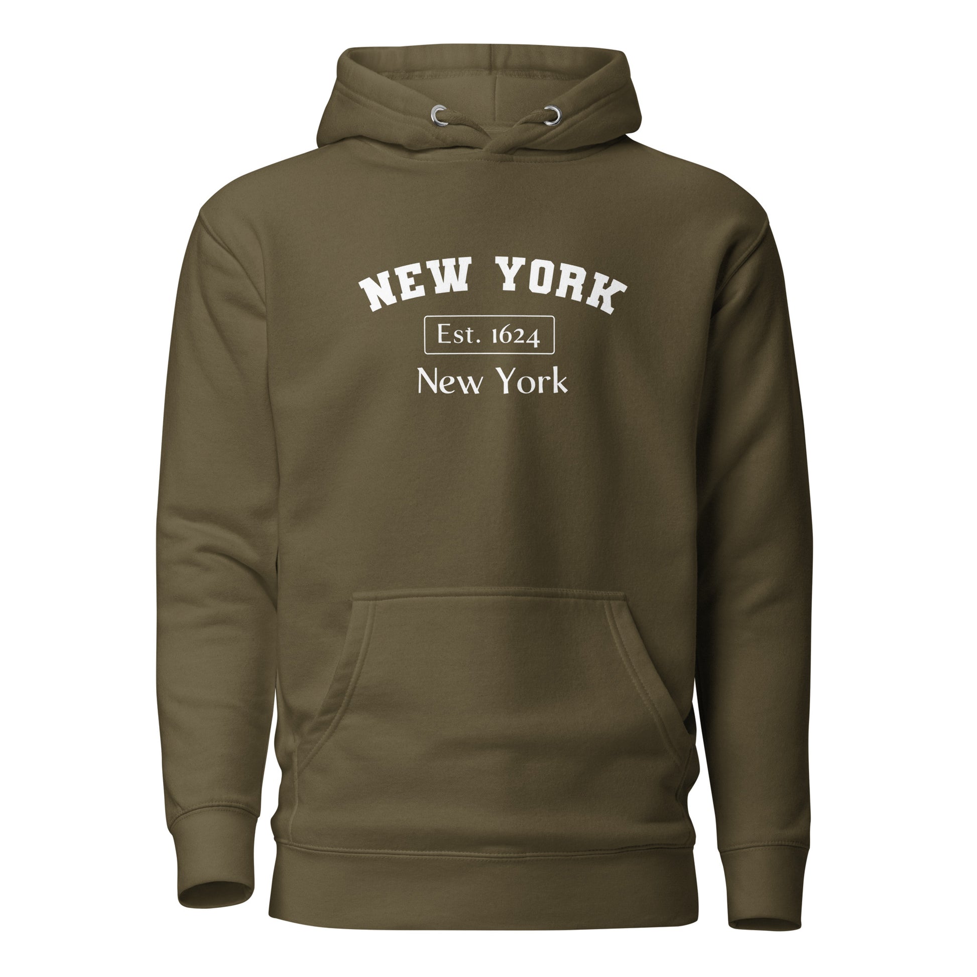 New York, New York Women's Hoodie Military Green