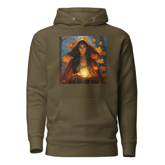 Autumn Gypsy Women's Fall Hoodie Military Green