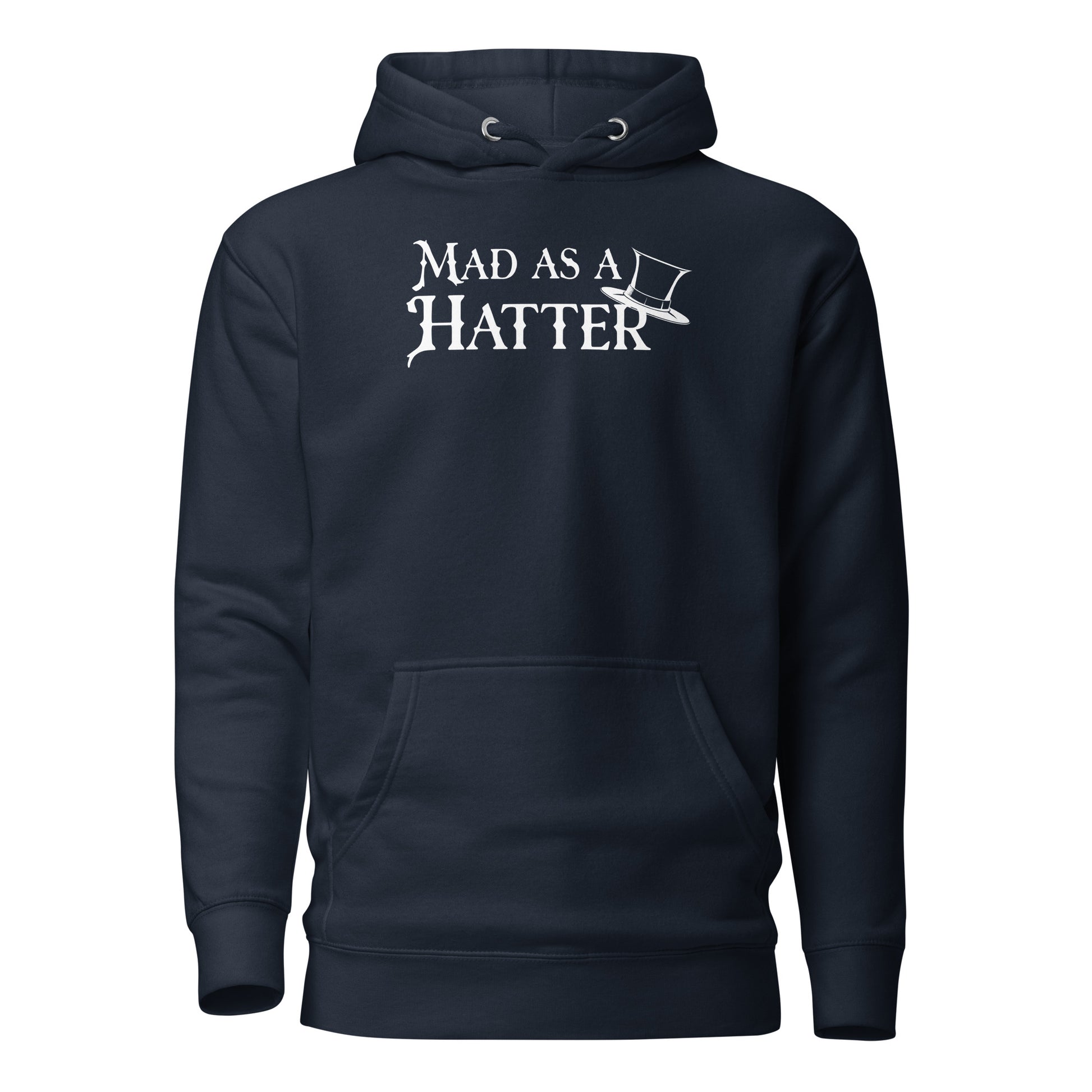 Mad as a Hatter Women's Hoodie Navy Blazer