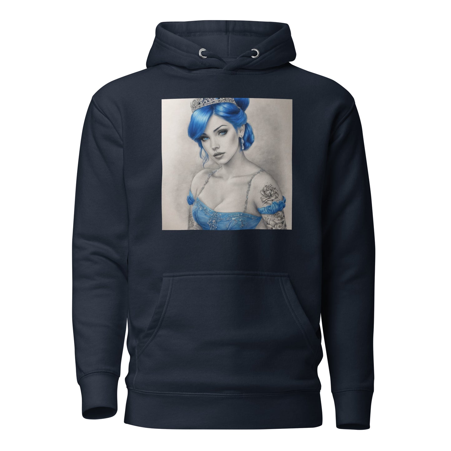 Cinderella with Tattoos Hoodie Navy Blazer