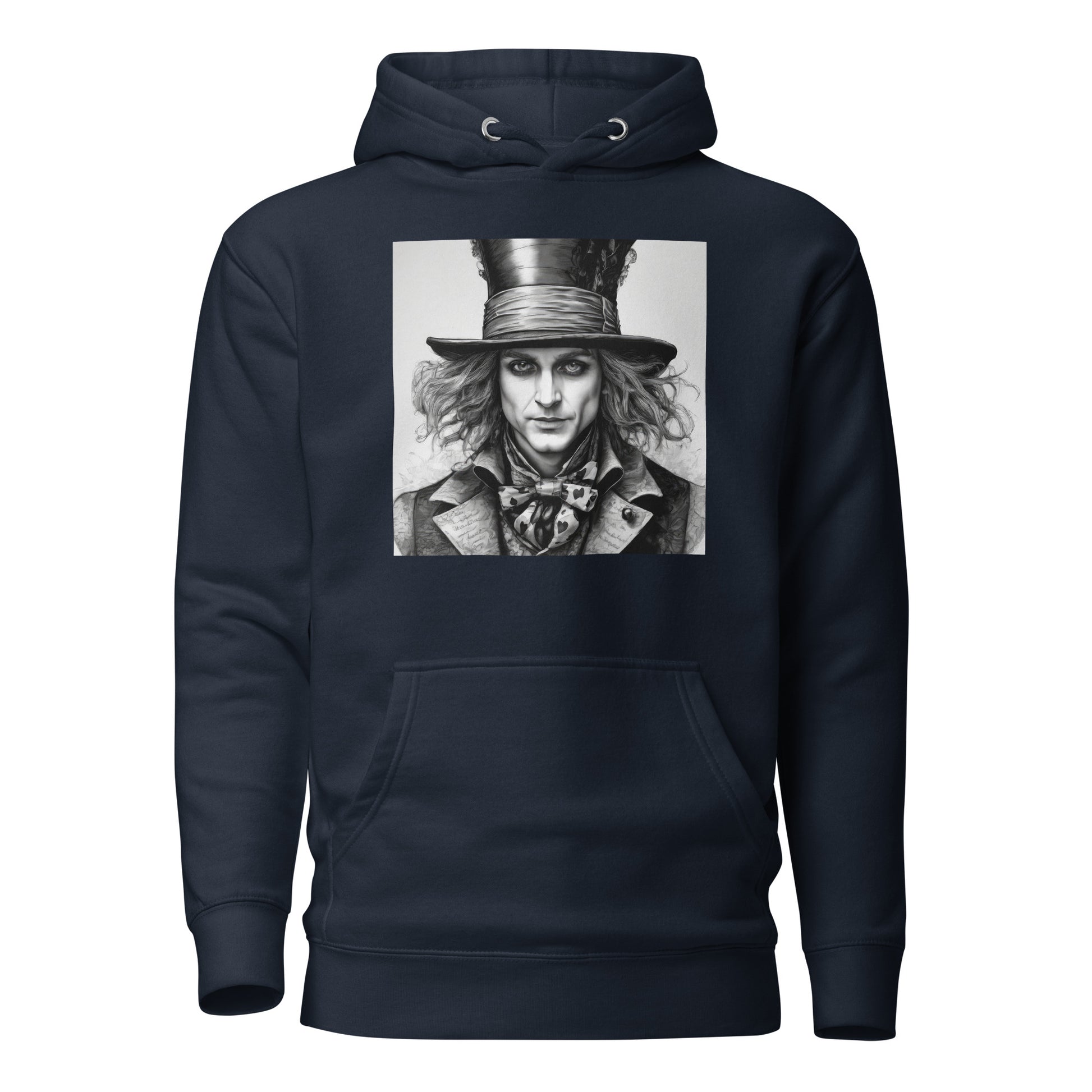 Serenely Eccentric Mad Hatter Hoodie Navy Blazer