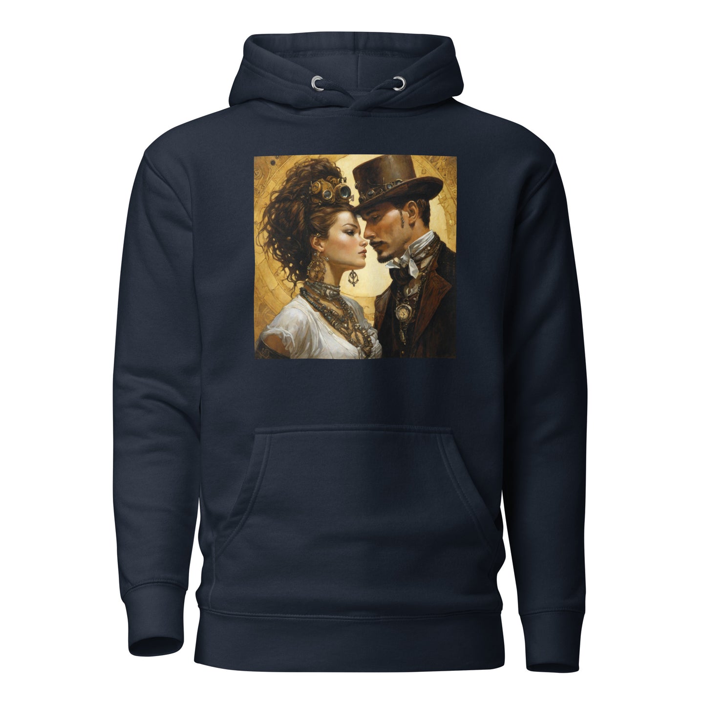 Steampunk Love Hoodie Navy Blazer