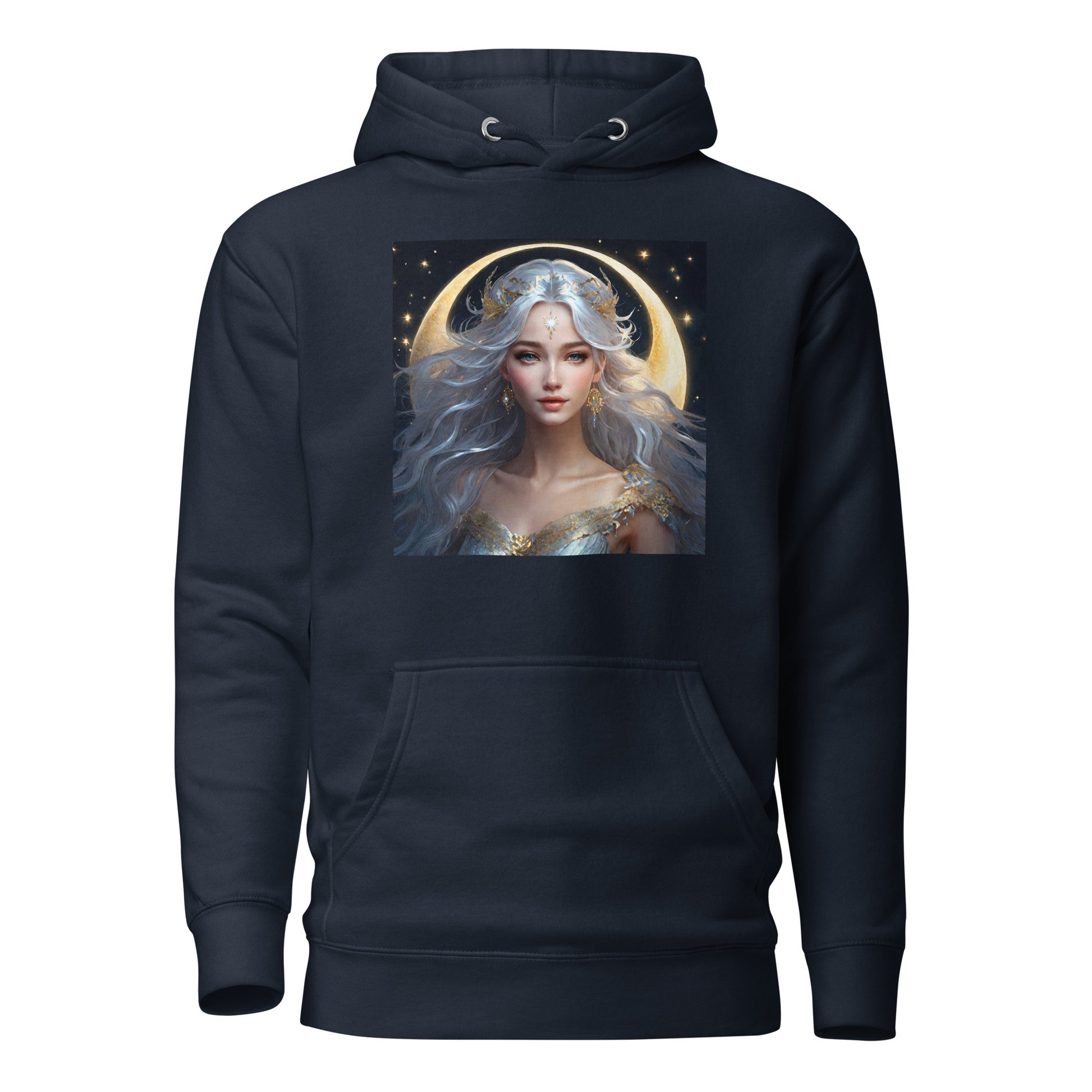 Moon Fairy Women's Hoodie Navy Blazer