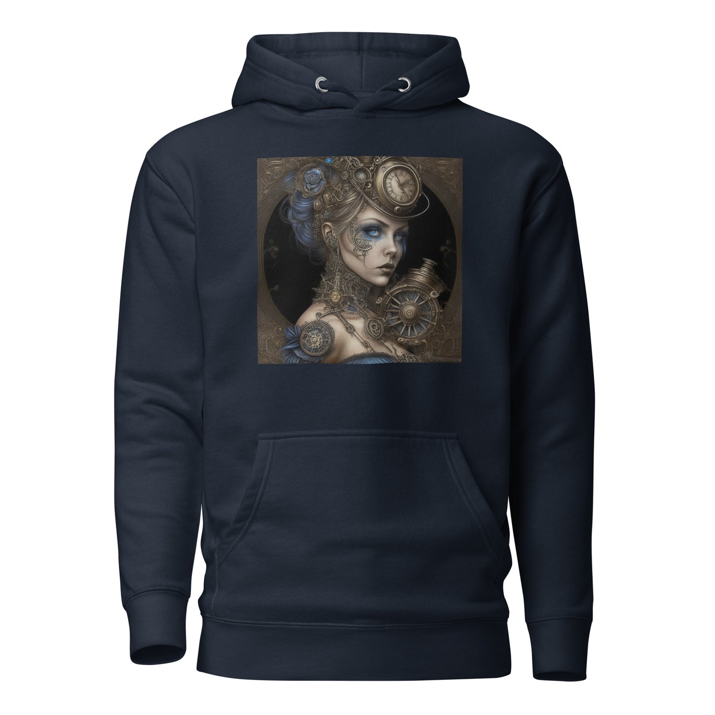 Steampunk Cinderella Women's Hoodie Navy Blazer