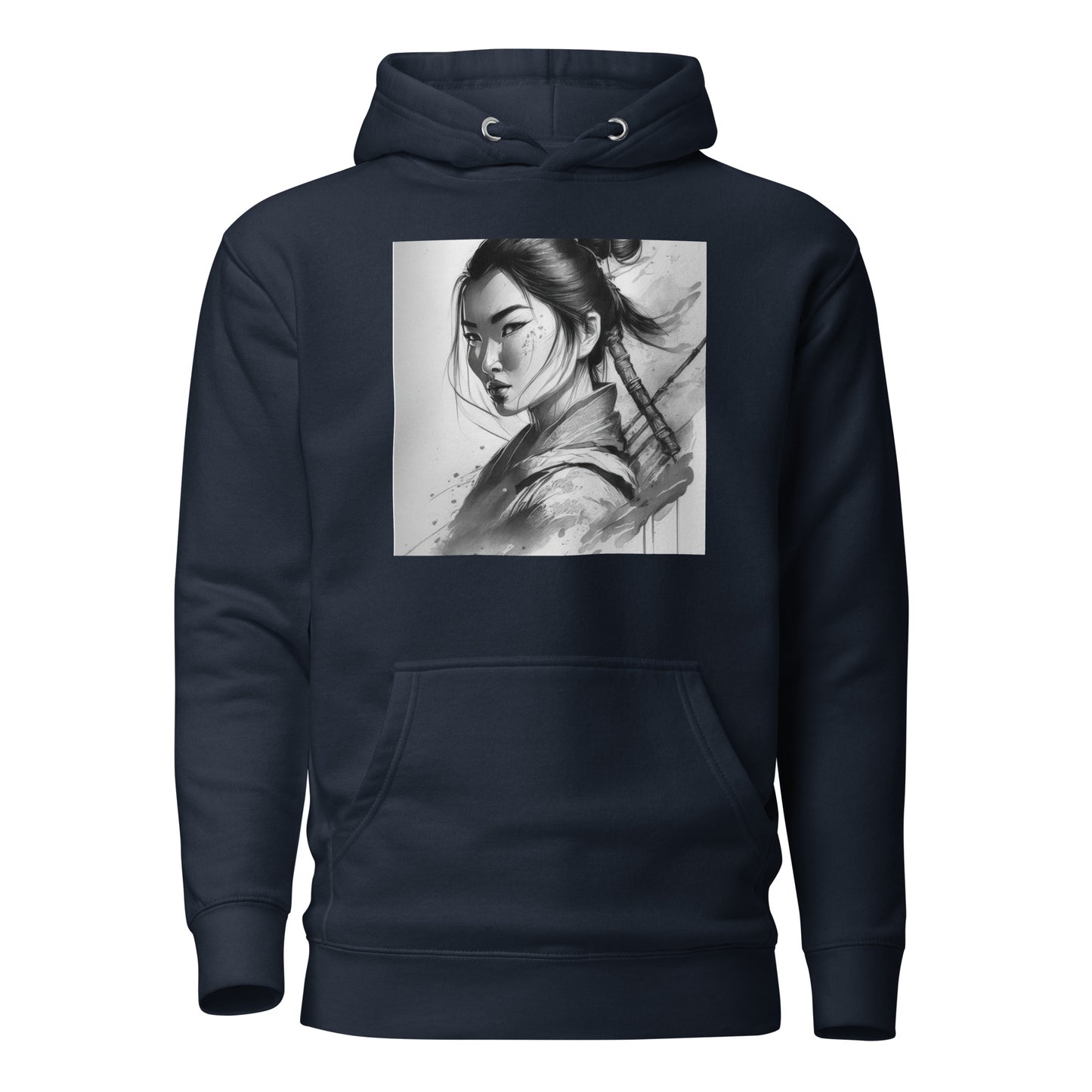 Legendary Mulan Women's Hoodie Navy Blazer